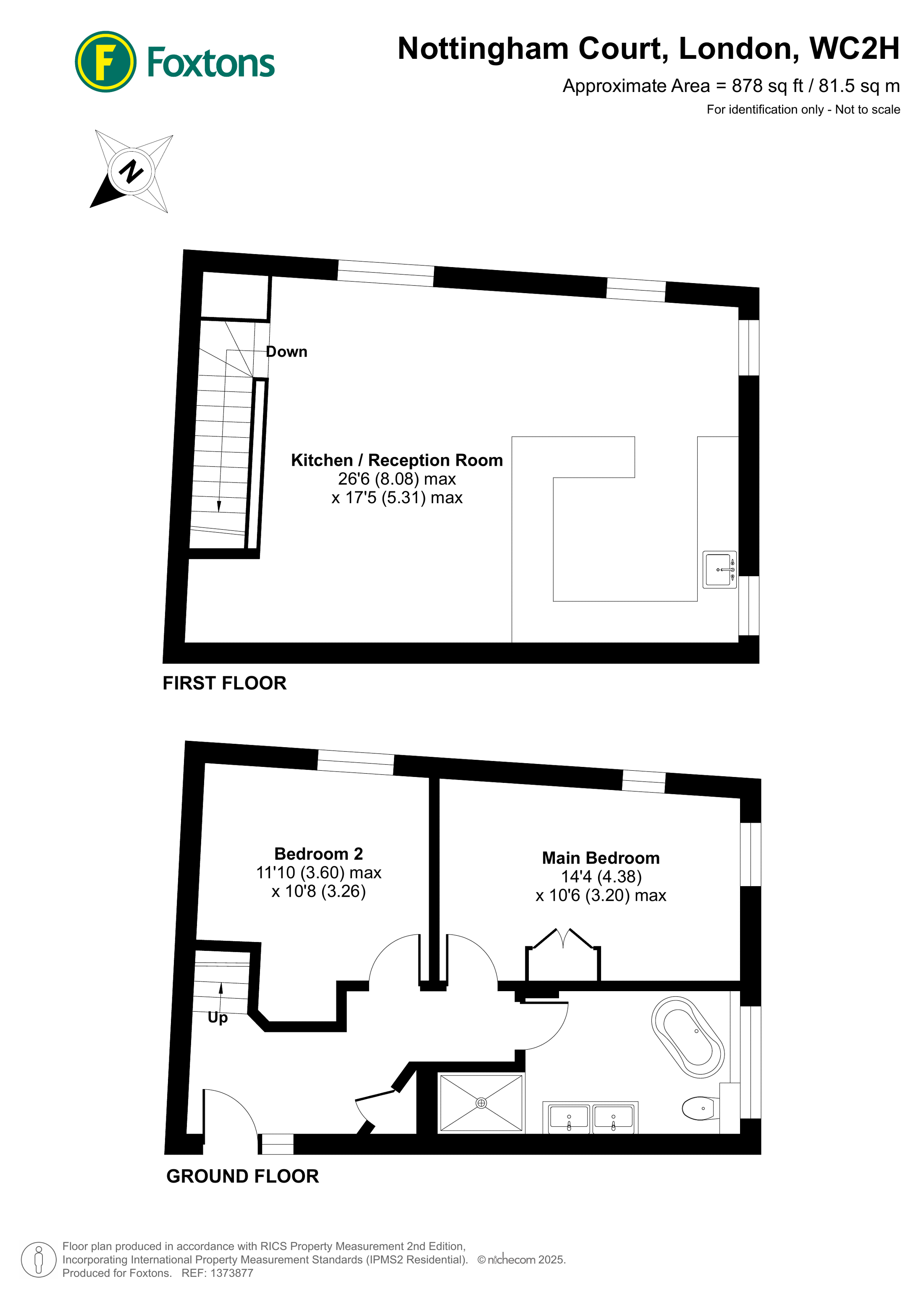 Nottingham Court, Covent Garden floorplan