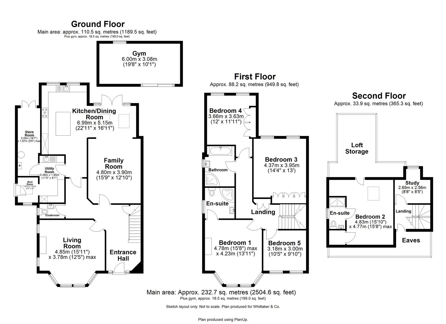 21, Moreton Avenue, Harpenden floorplan