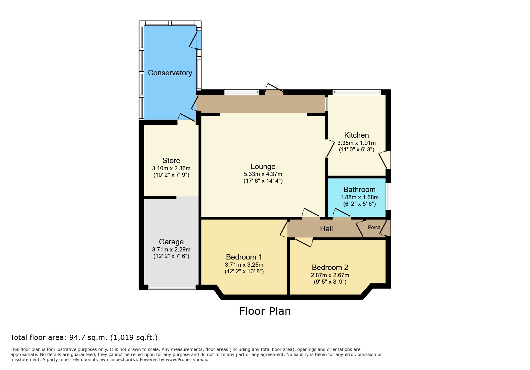 23 Carmen Grove, Leicester floorplan