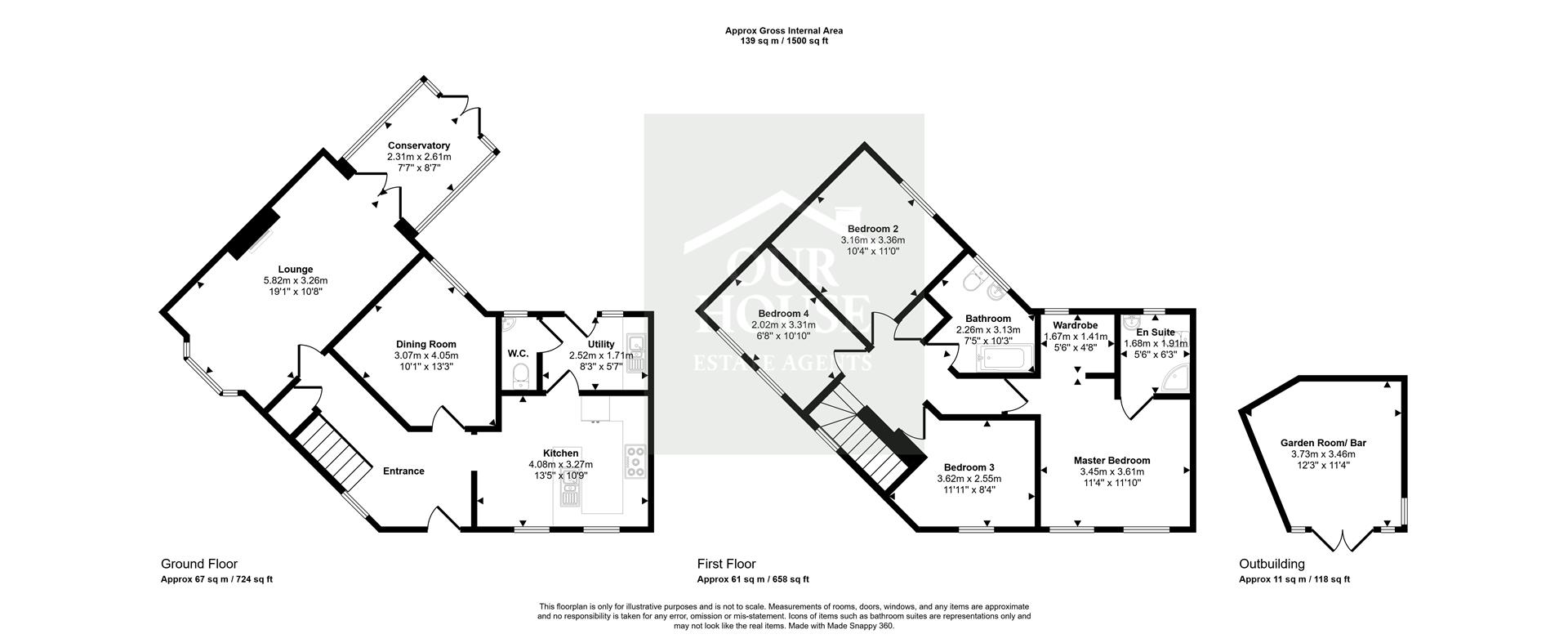 1, Cygnet Close, Hornsea floorplan