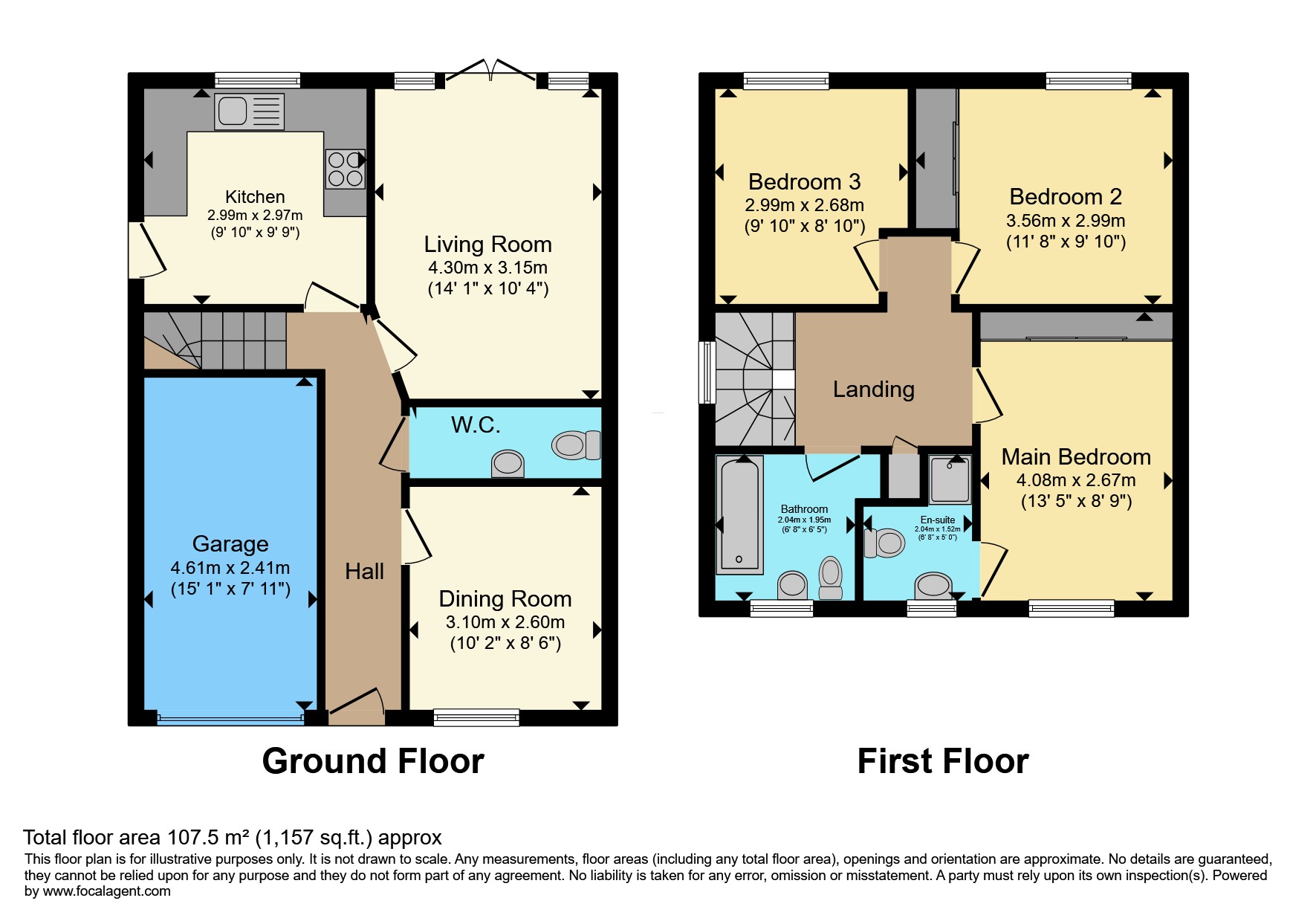 30, Bolsover Drive, Stafford floorplan