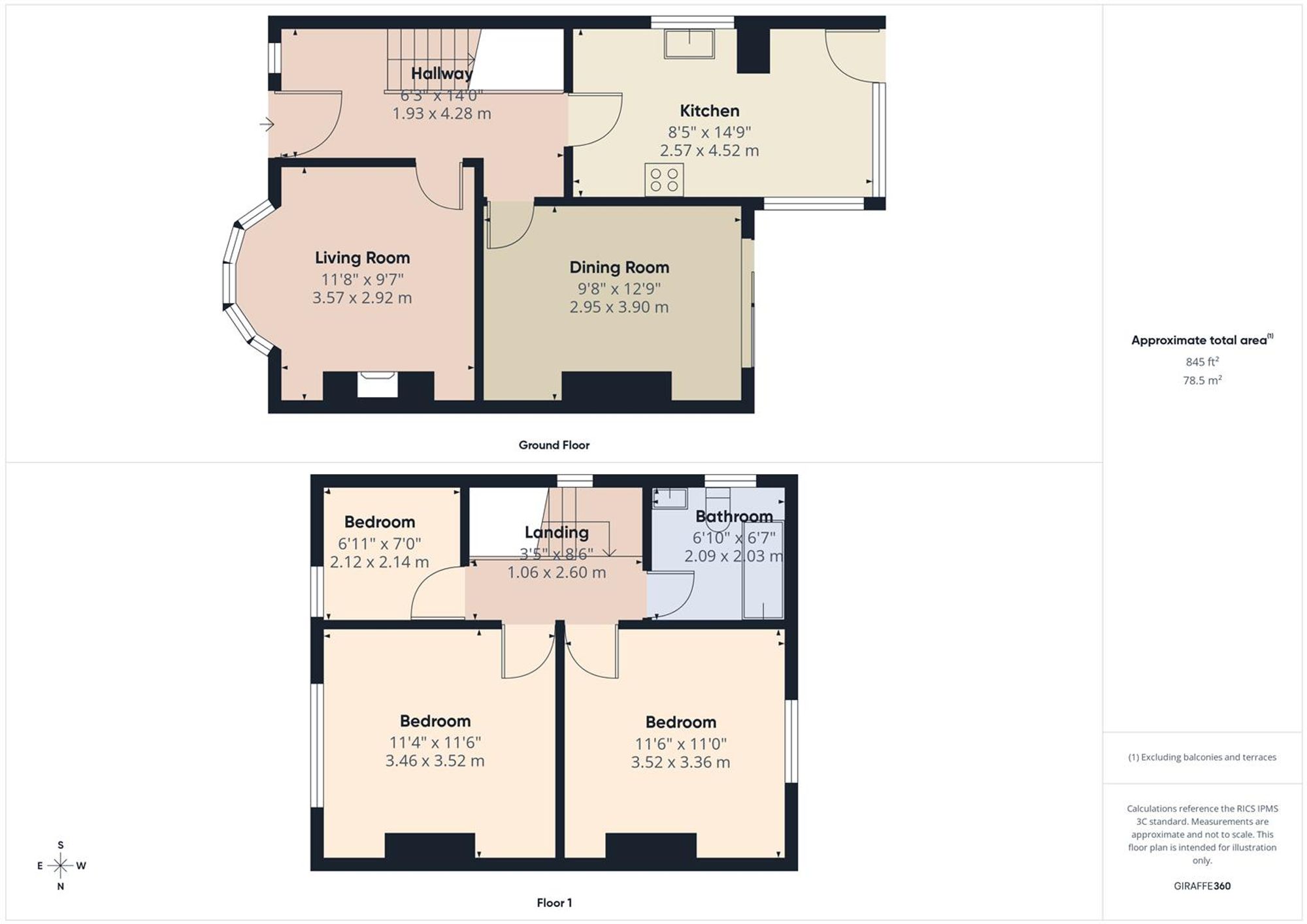 21 Scale Hall Lane, Lancaster floorplan