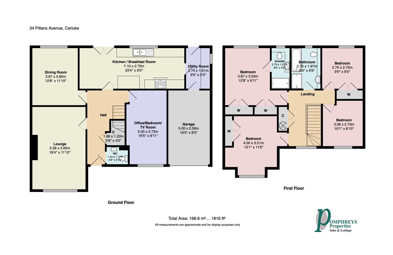 34, Pillans Avenue, Carluke floorplan