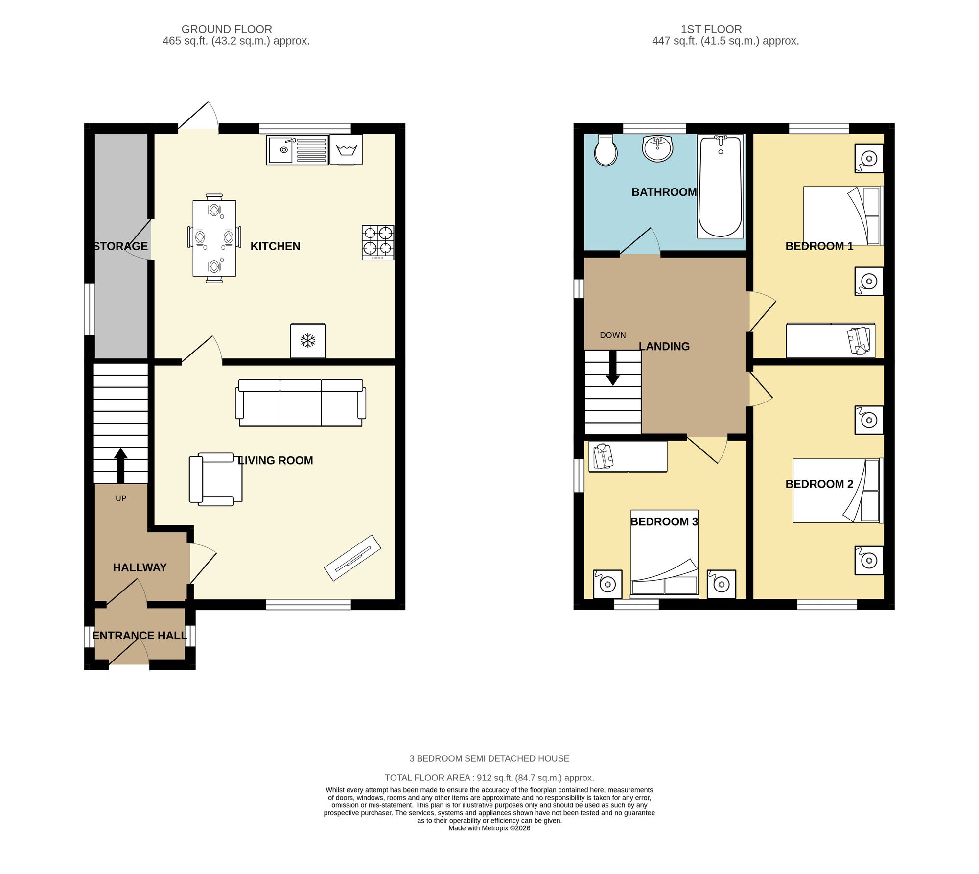 44 Firthcliffe Parade, Liversedge floorplan