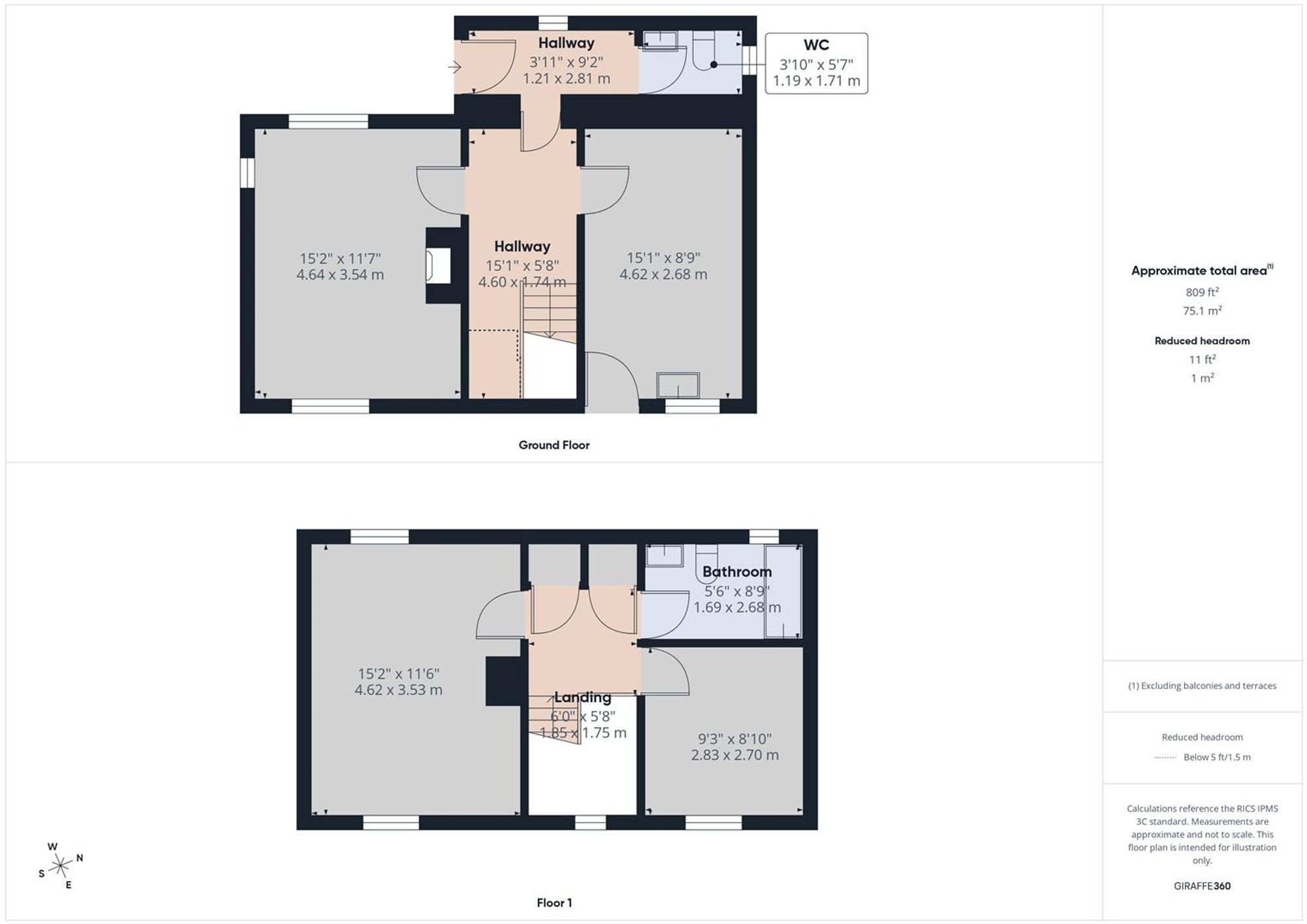 Well Lodge, Old Turnpike Road, Norwich floorplan