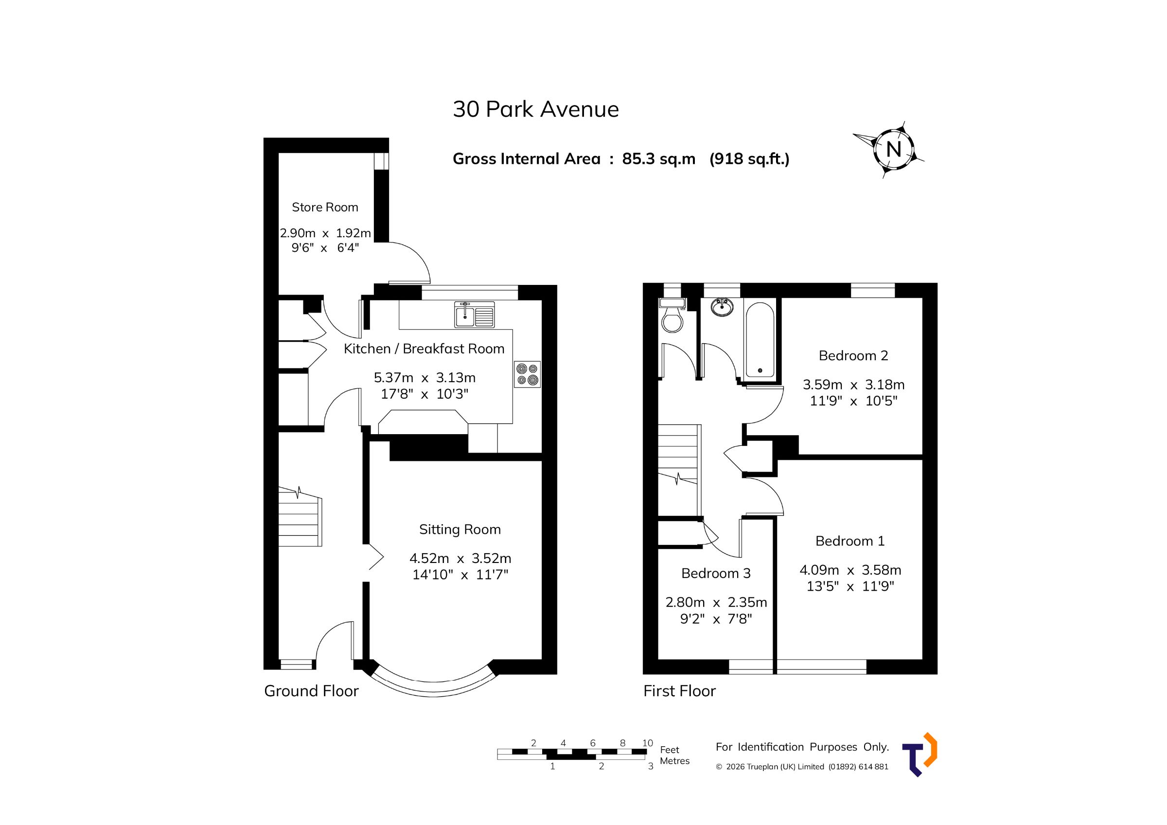 30 Park Avenue, Edenbridge floorplan