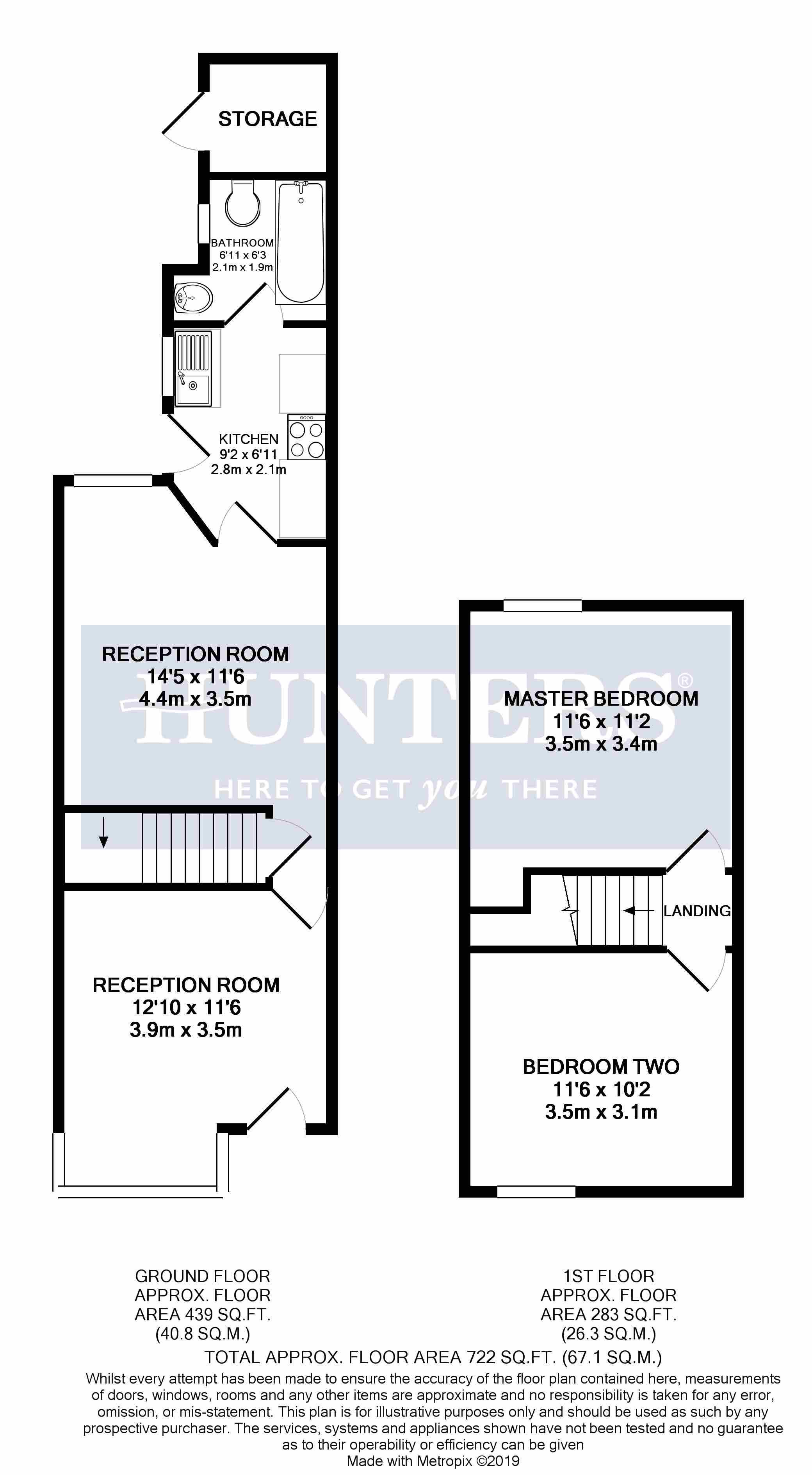 2 Bedrooms Terraced house to rent in Baskerville Road, Northwood, Stoke On Trent, Staffordshire ST1