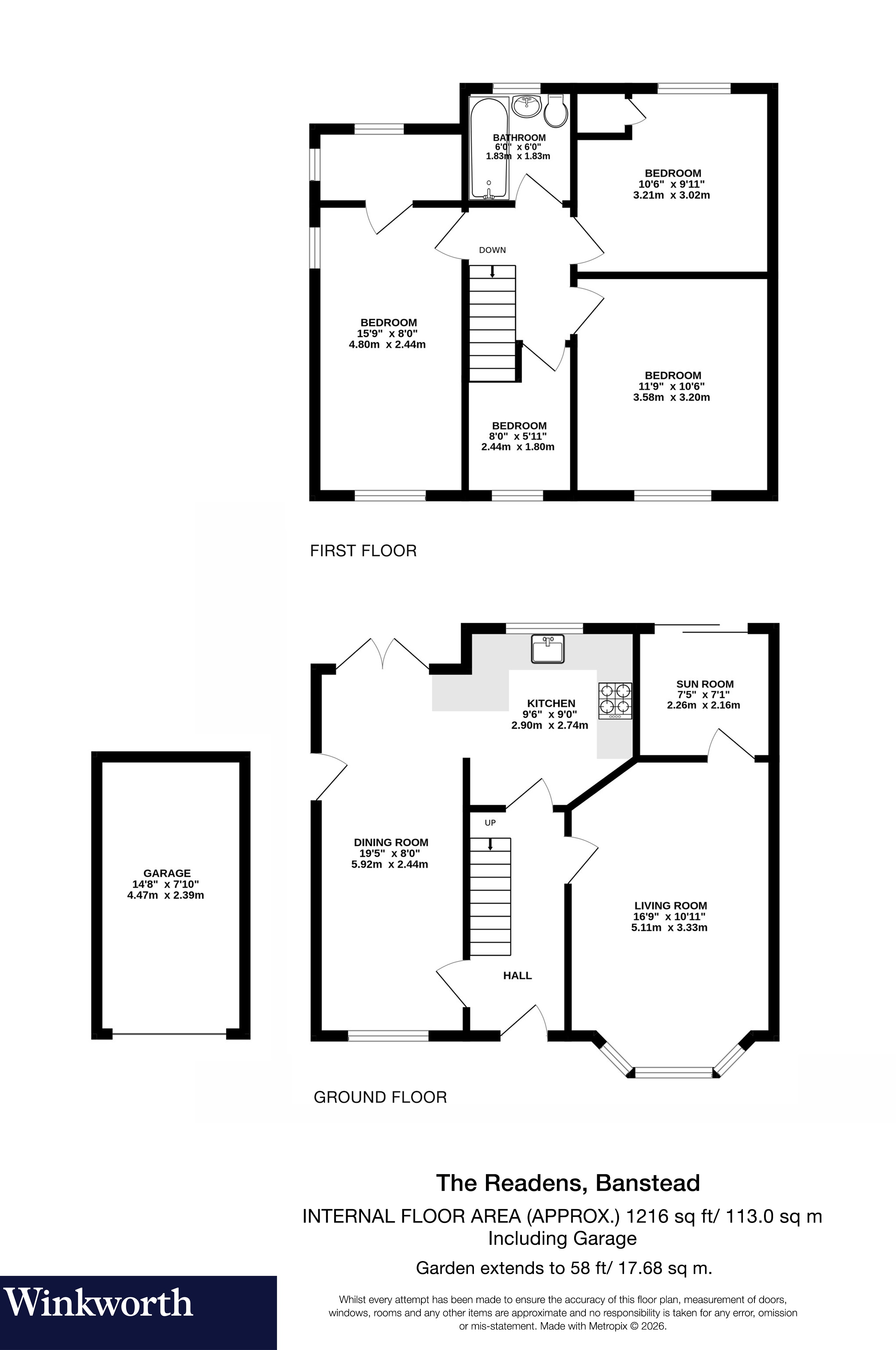 7, The Readens, Surrey floorplan