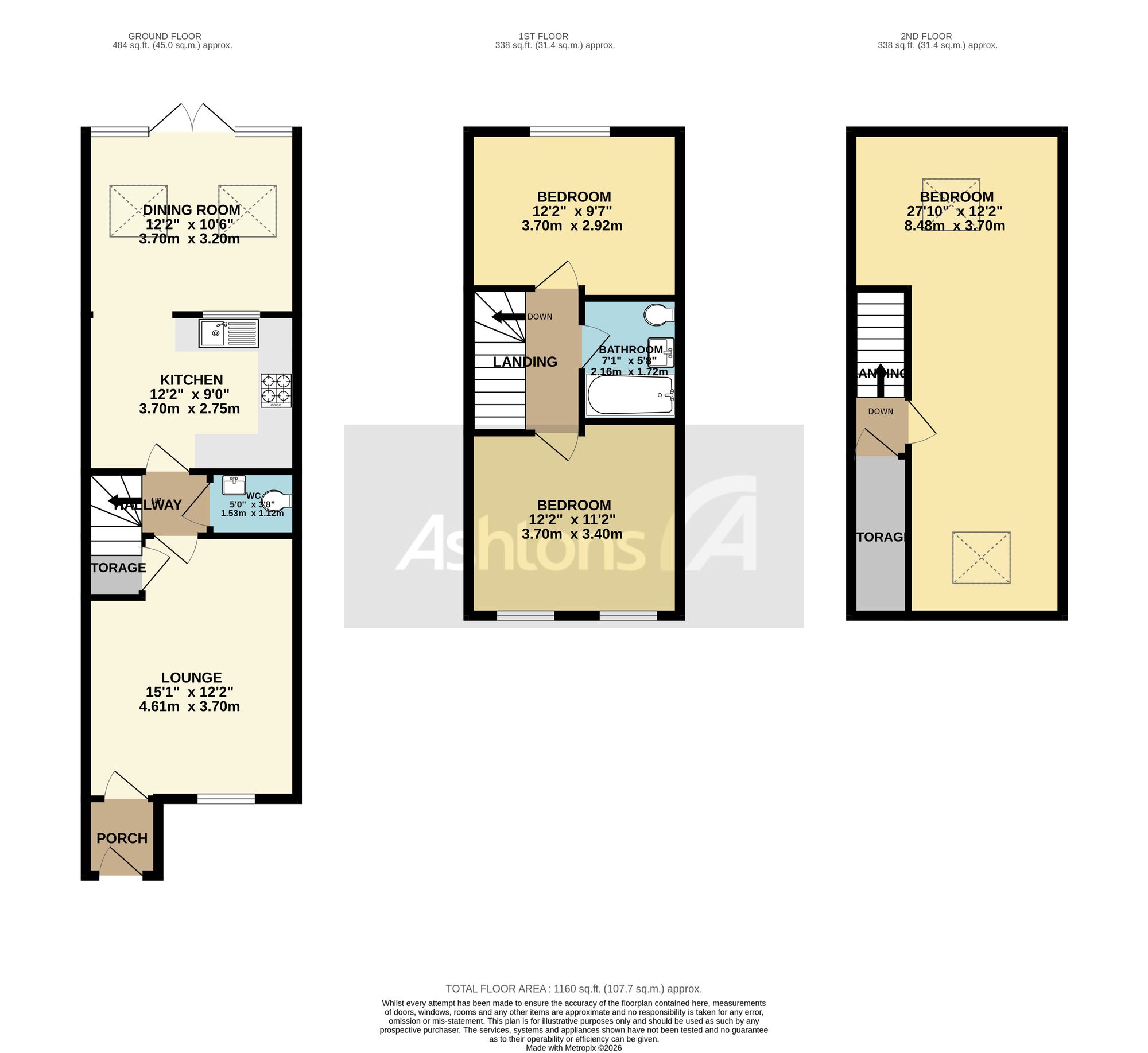 1 Lower Nook Meadow, Warrington floorplan