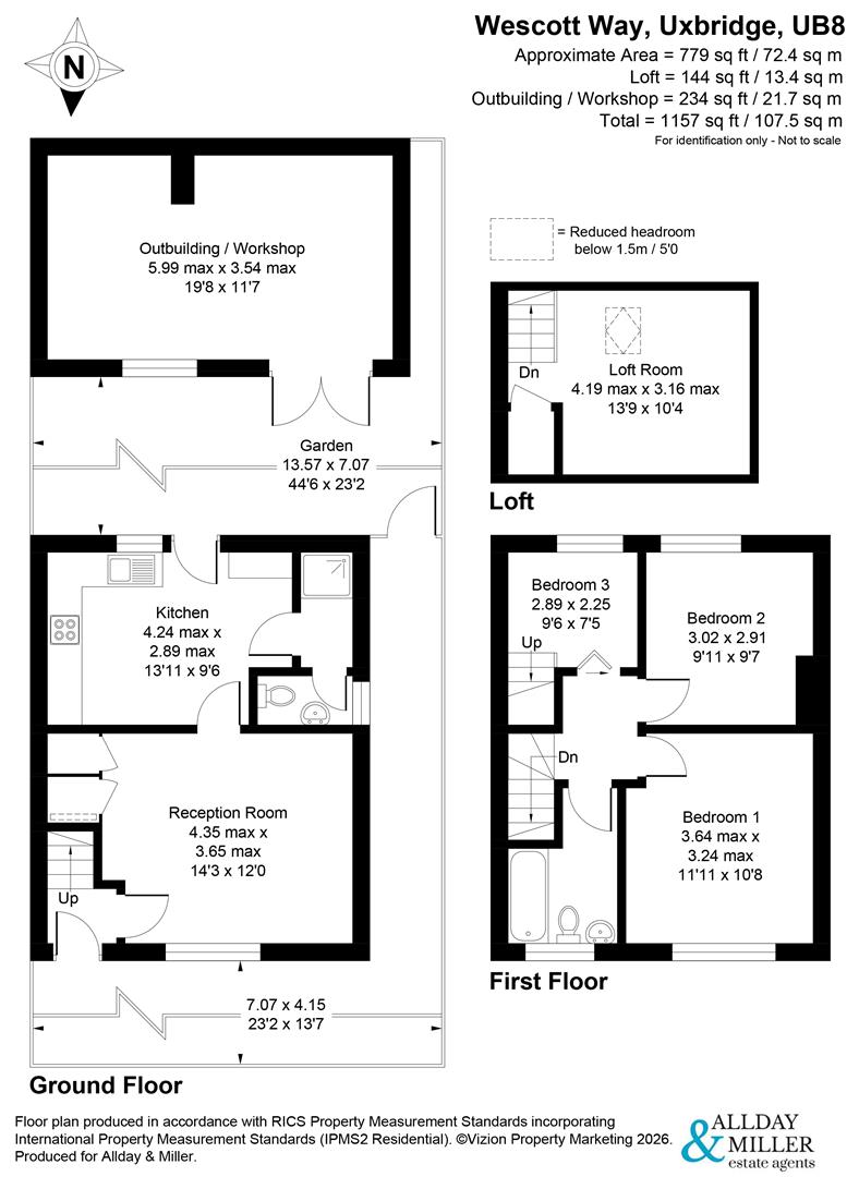 51, Wescott Way, Uxbridge floorplan