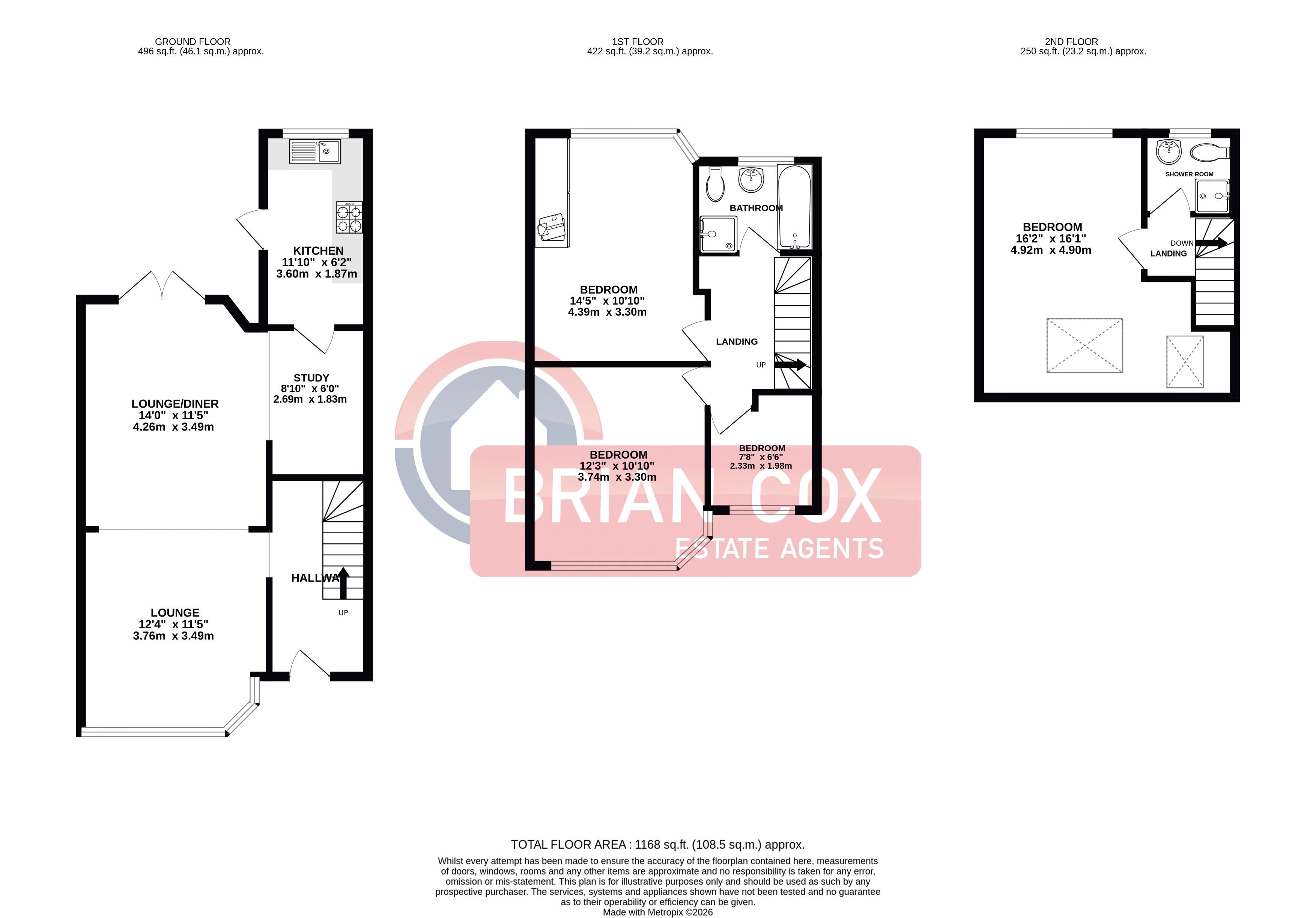 14, Clare Road, Greenford floorplan