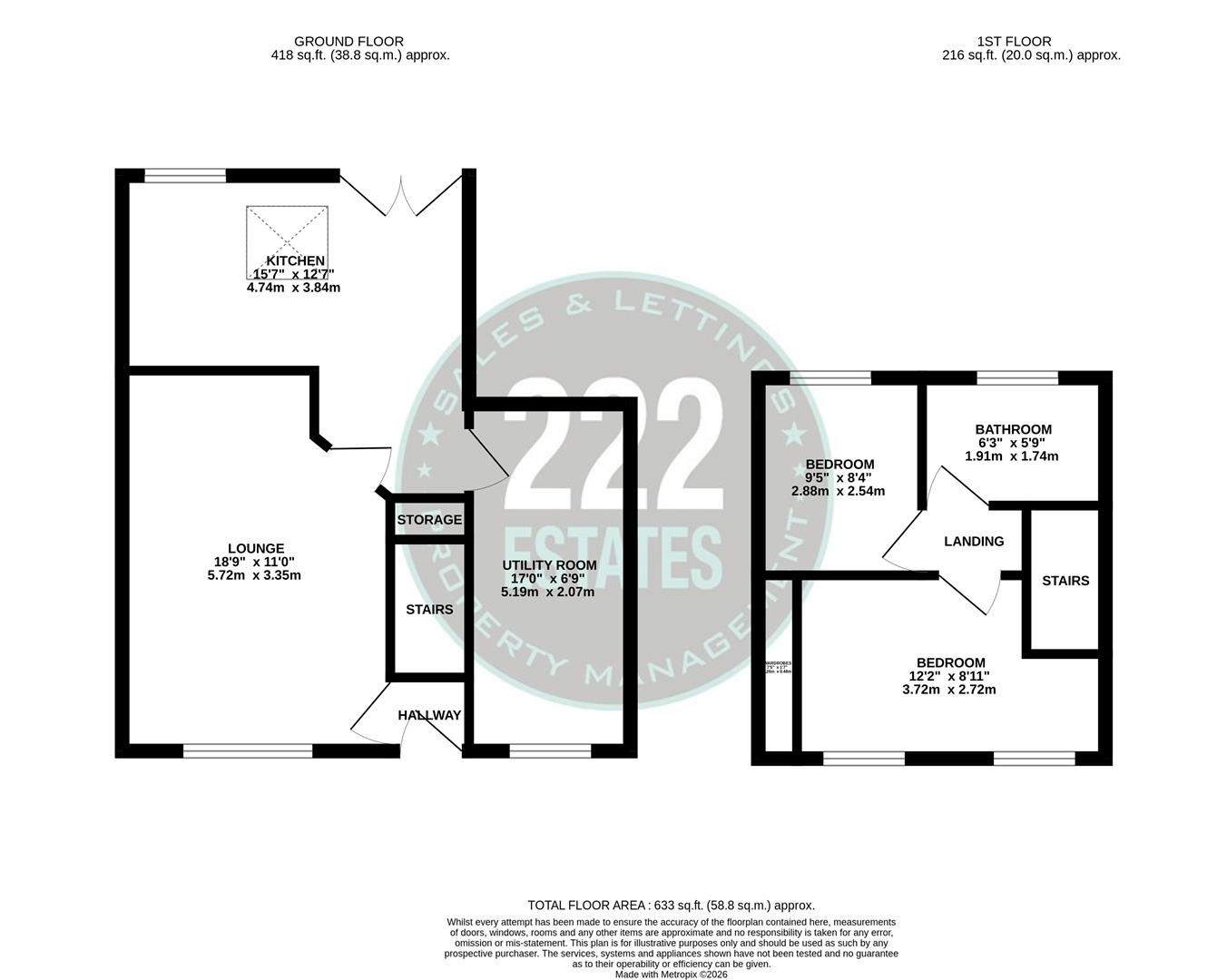 28, Wilkinson Avenue, Warrington floorplan
