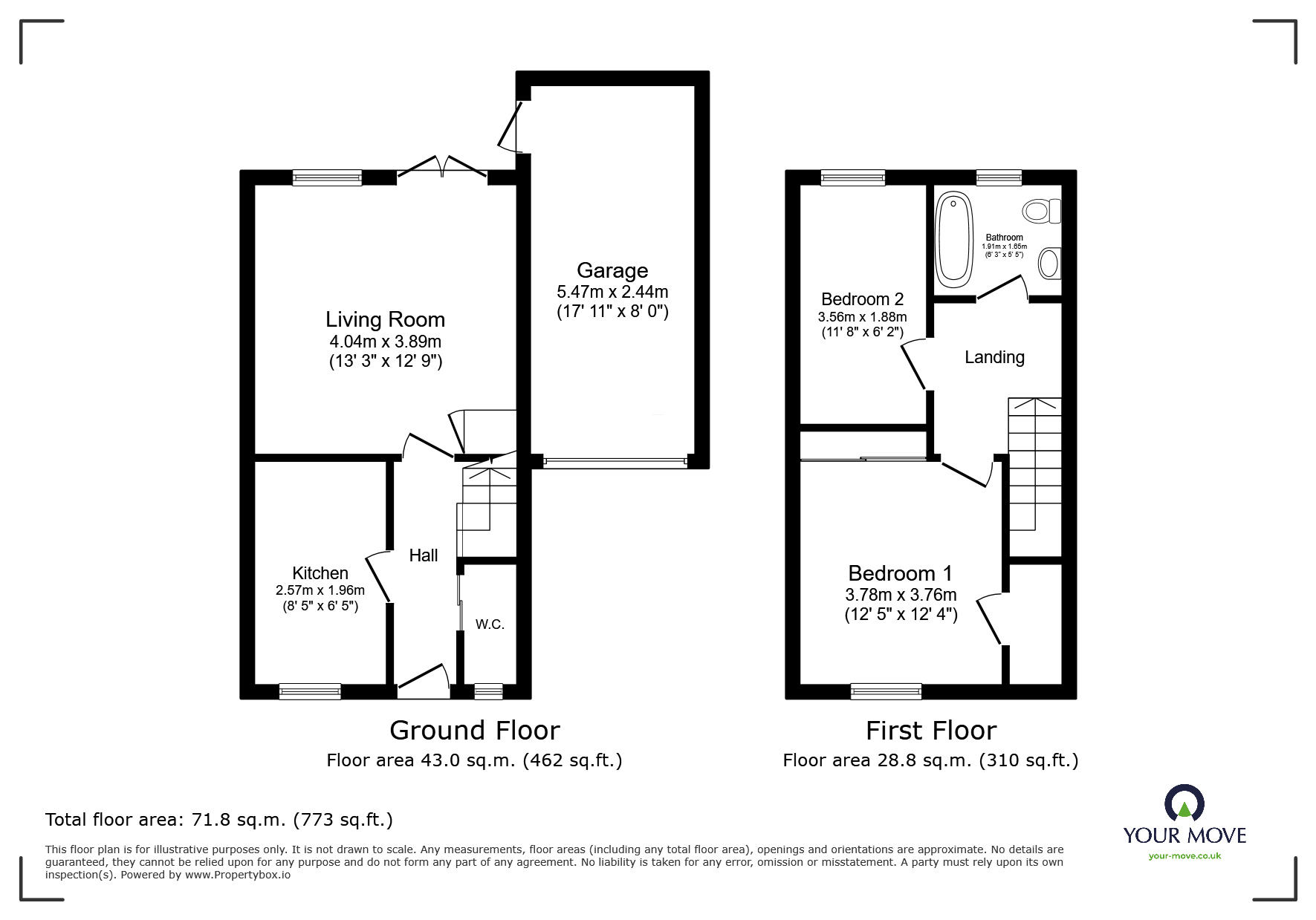 15, Carty Road, Leicester floorplan