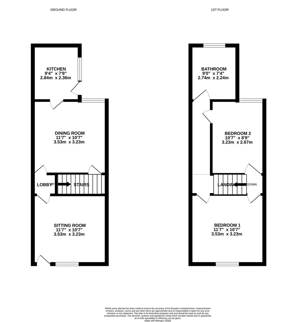 23, Suffolk Road, Ipswich floorplan