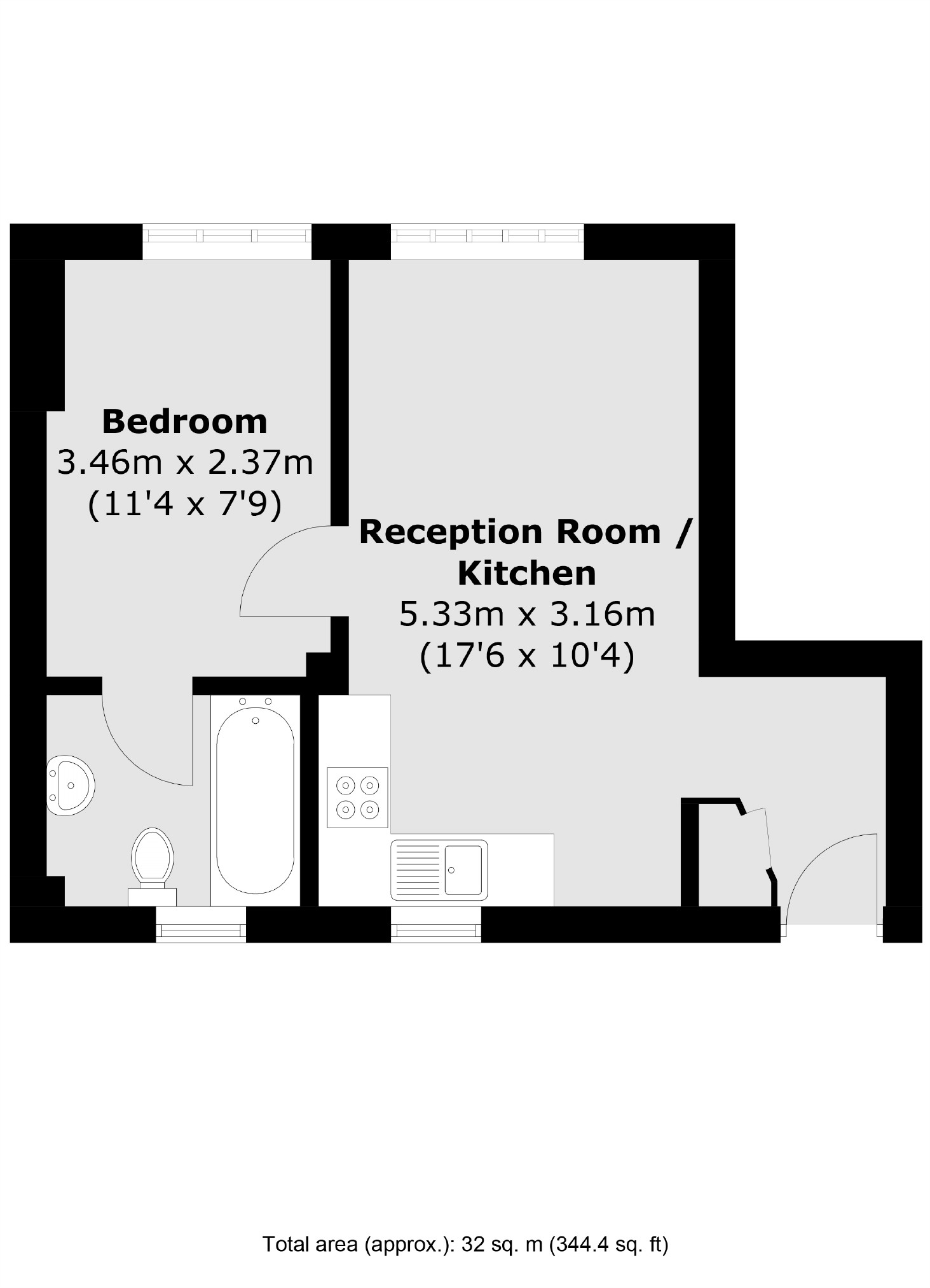 30, Linwood Close, London floorplan