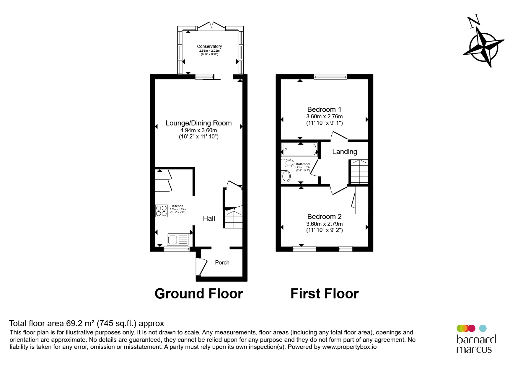 8, Markham Road, Dorking floorplan