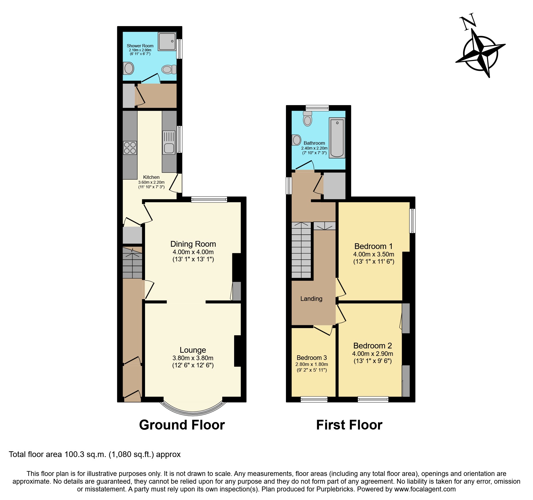 Logan Terrace, Durham DH6, 3 bedroom end terrace house for sale