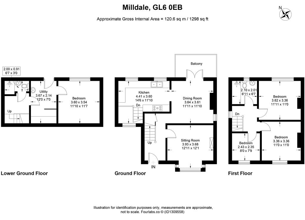 Milldale, Hayes Road, Nailsworth floorplan