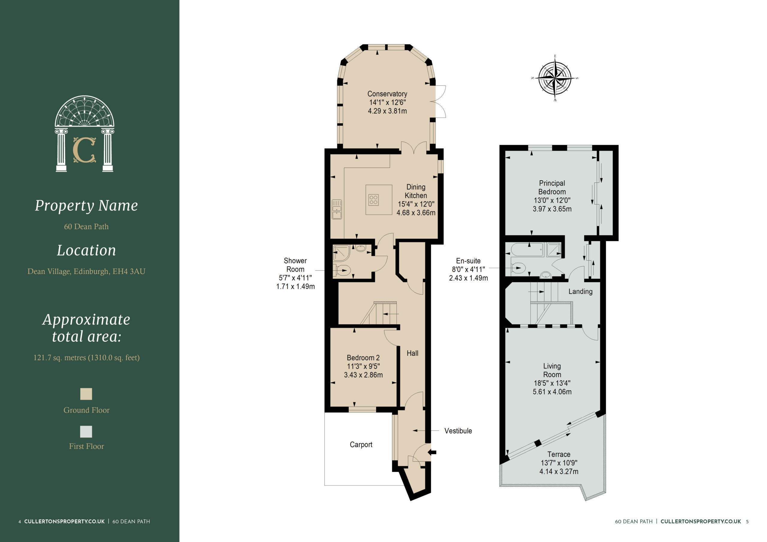 60, Dean Path, Edinburgh floorplan