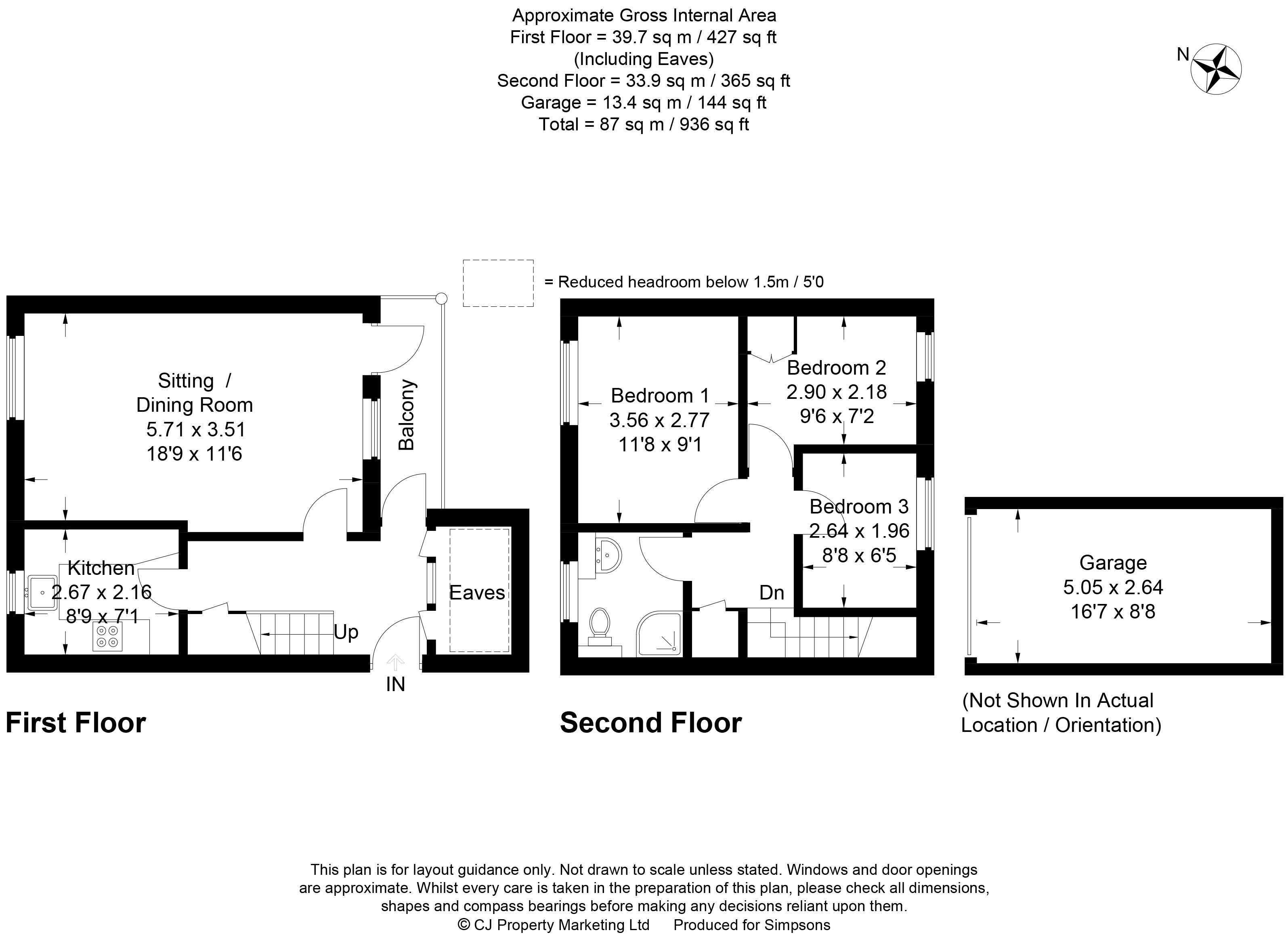 3 Bedrooms Maisonette for sale in Mattock Way, Abingdon OX14