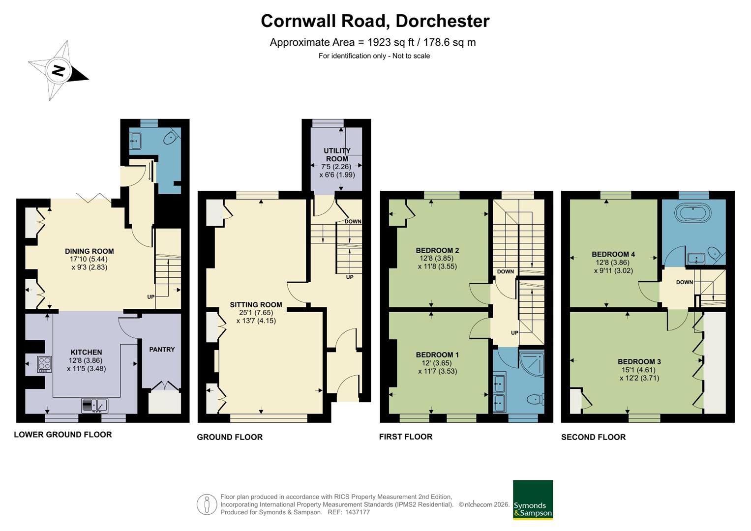 10, Cornwall Road, Dorchester floorplan