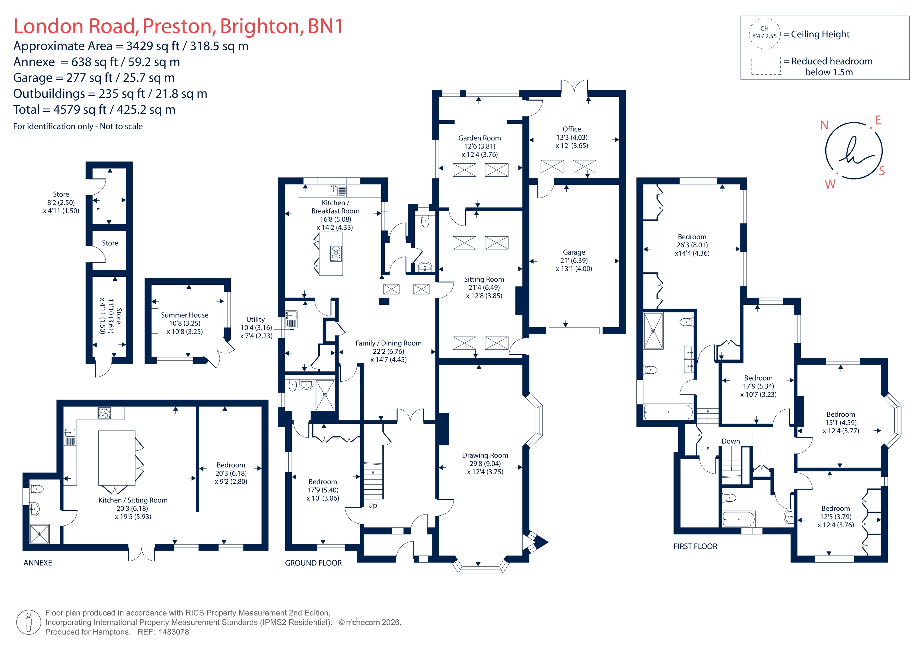 260, London Road, Brighton floorplan