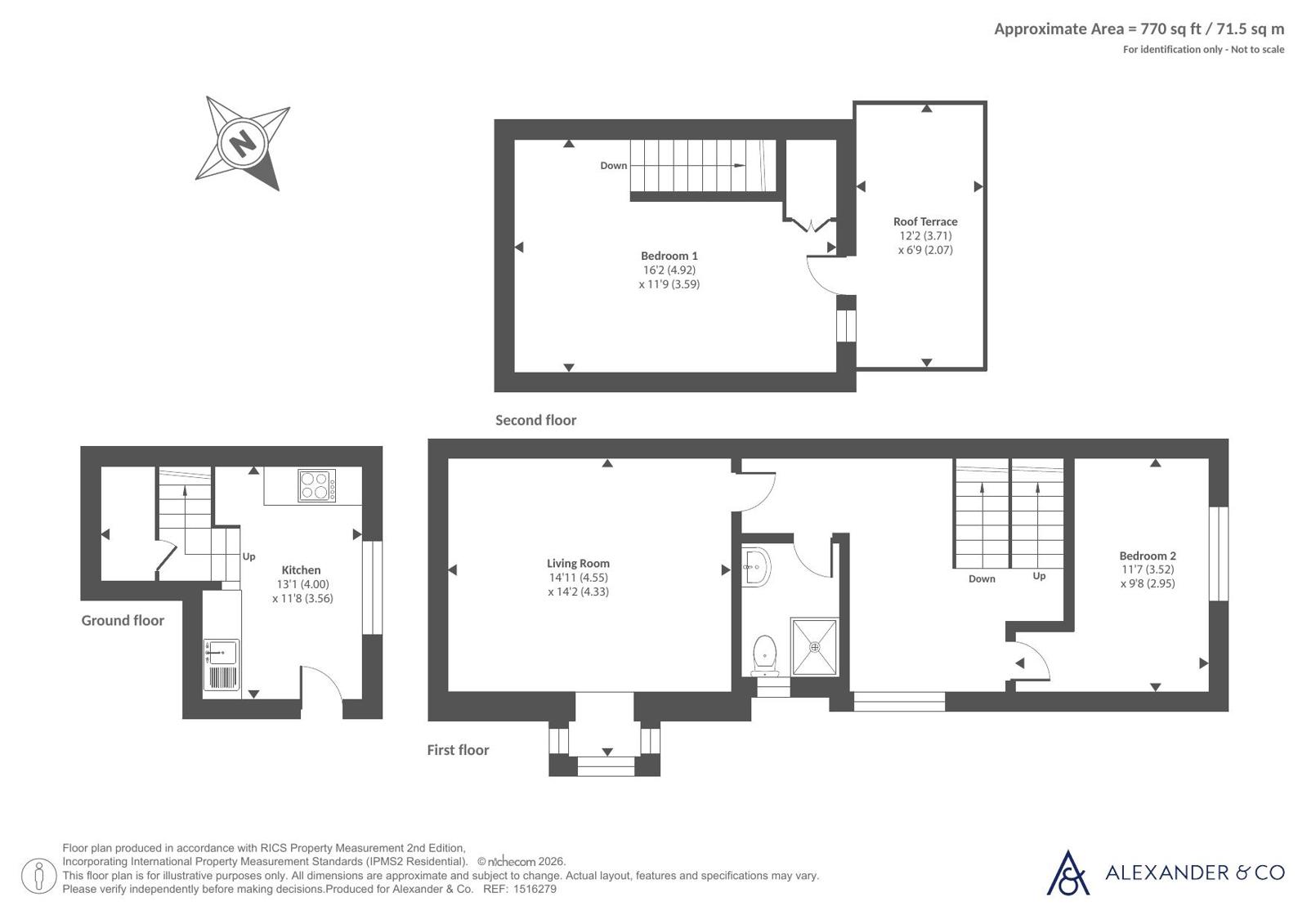 1, Flagstones, Aylesbury floorplan
