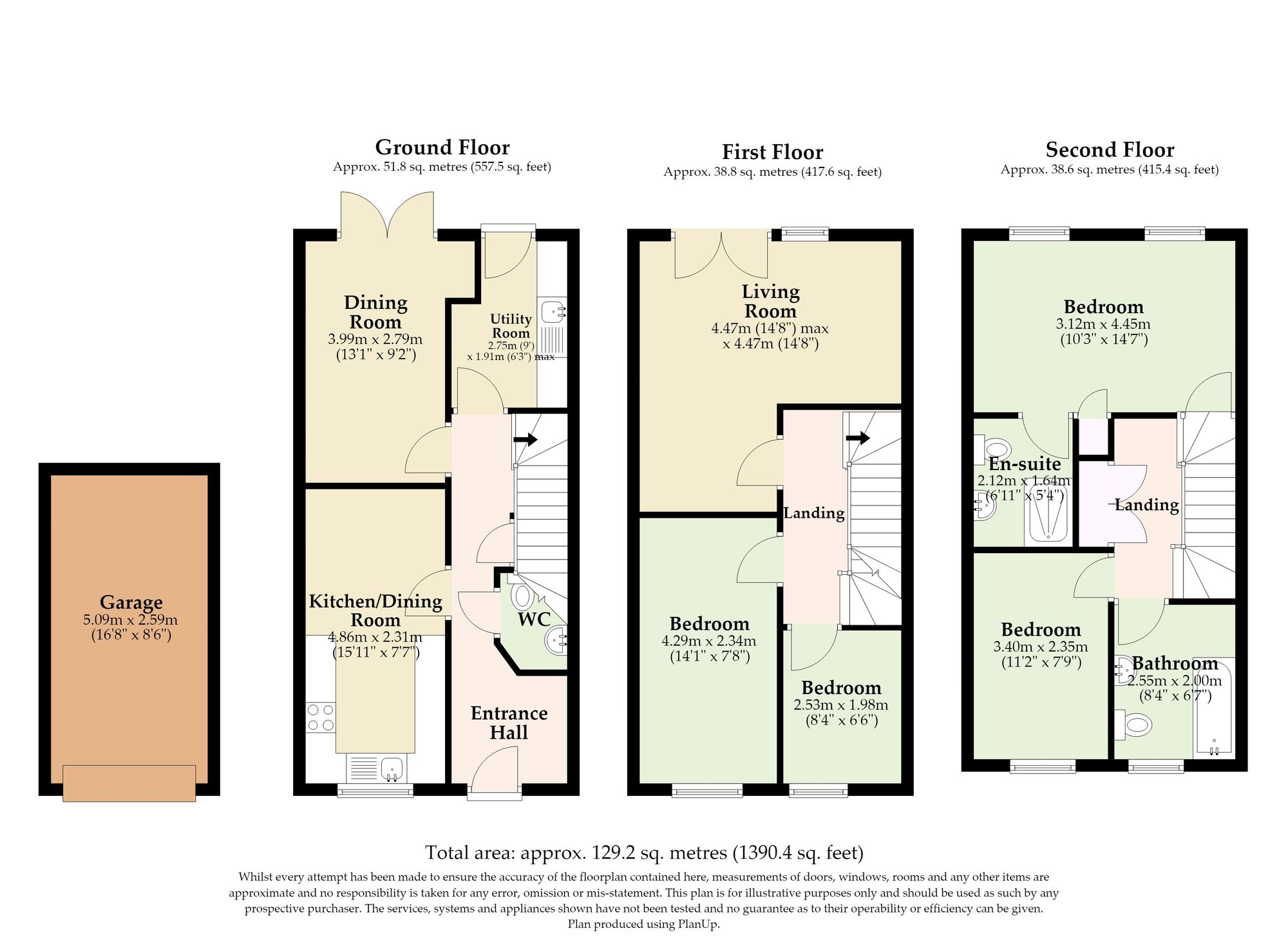 5 Drovers Avenue, Bury St. Edmunds floorplan