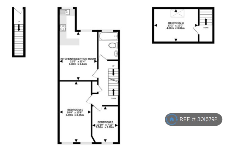 A Greyhound Hill, Hendon floorplan