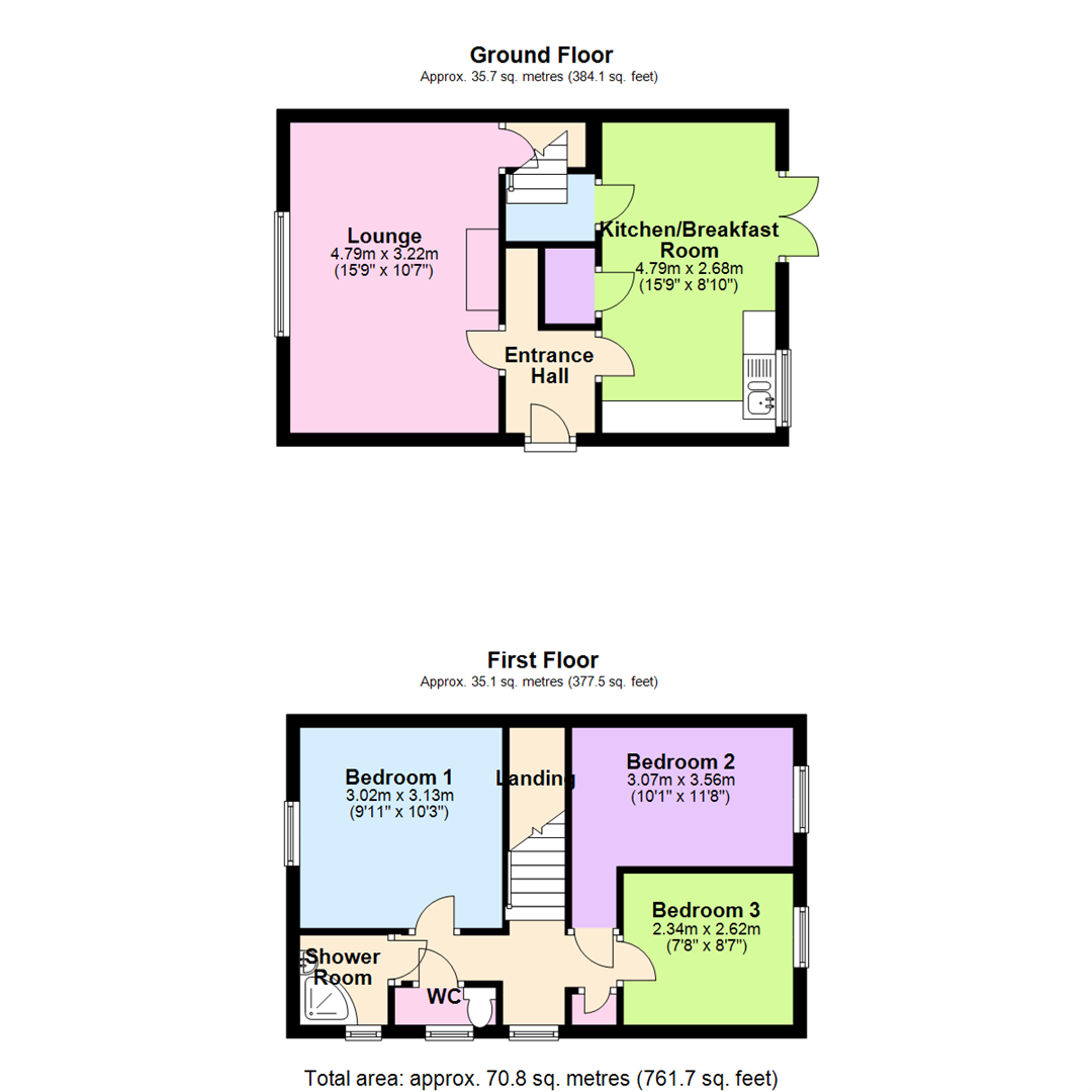 3 bed terraced house for sale in High Street, Higham Ferrers, Rushden