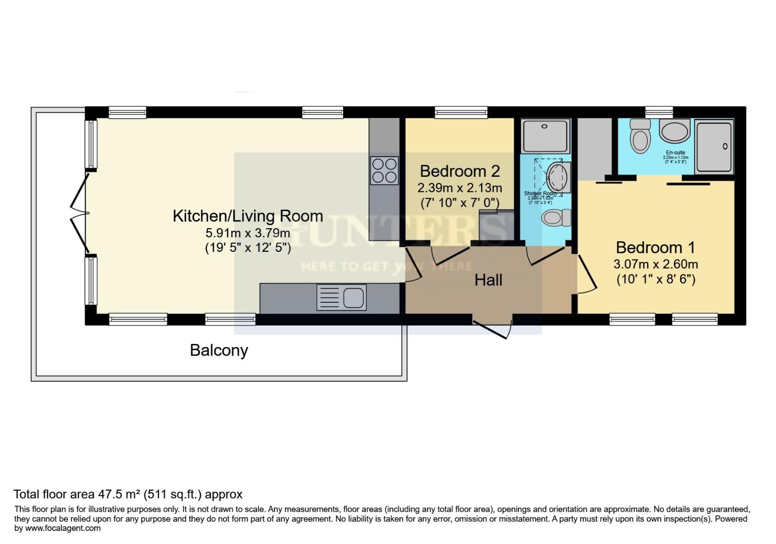 95 Florida Keys, Hull Road, York floorplan