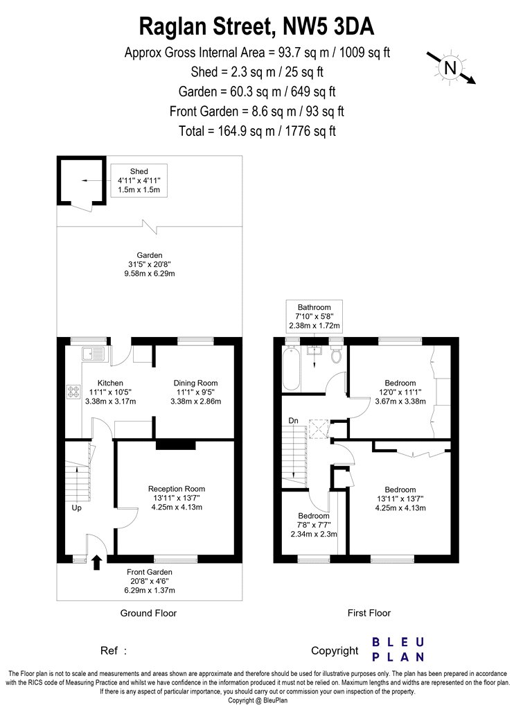 36, Raglan Street, London floorplan