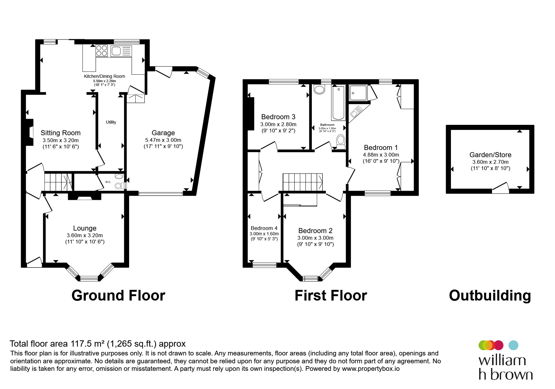 2, Coniston Road, HARROGATE floorplan