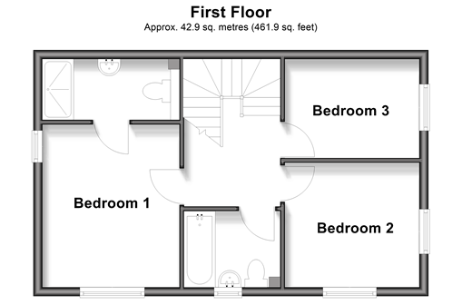 Gilbert Way Sutton Valence, Maidstone floorplan