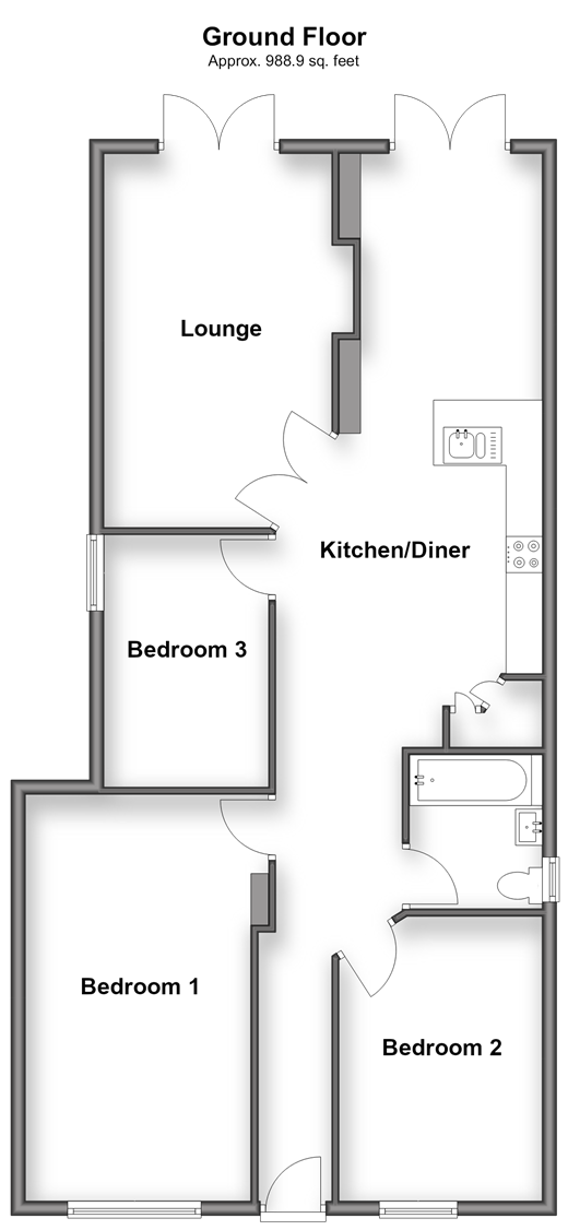 Bell Way Kingswood, Maidstone floorplan