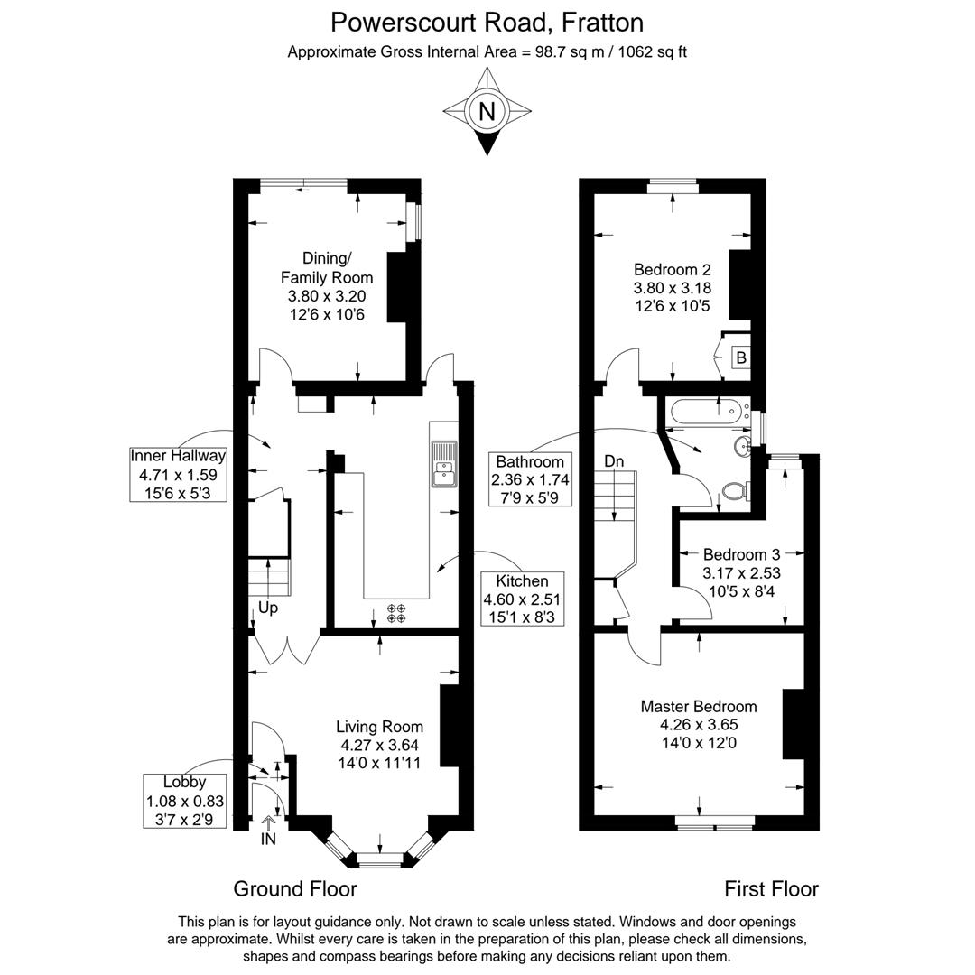 270, Powerscourt Road, Portsmouth floorplan