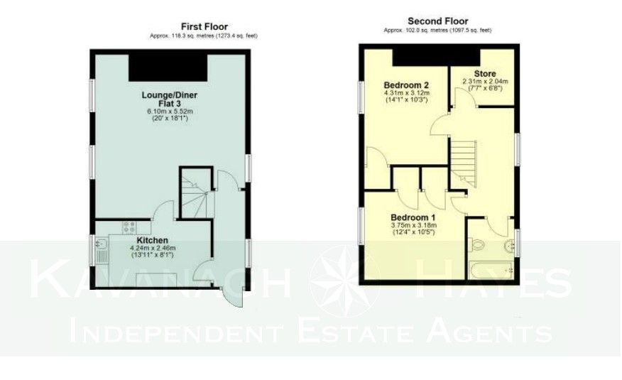 3 Kent House, Chatteris floorplan
