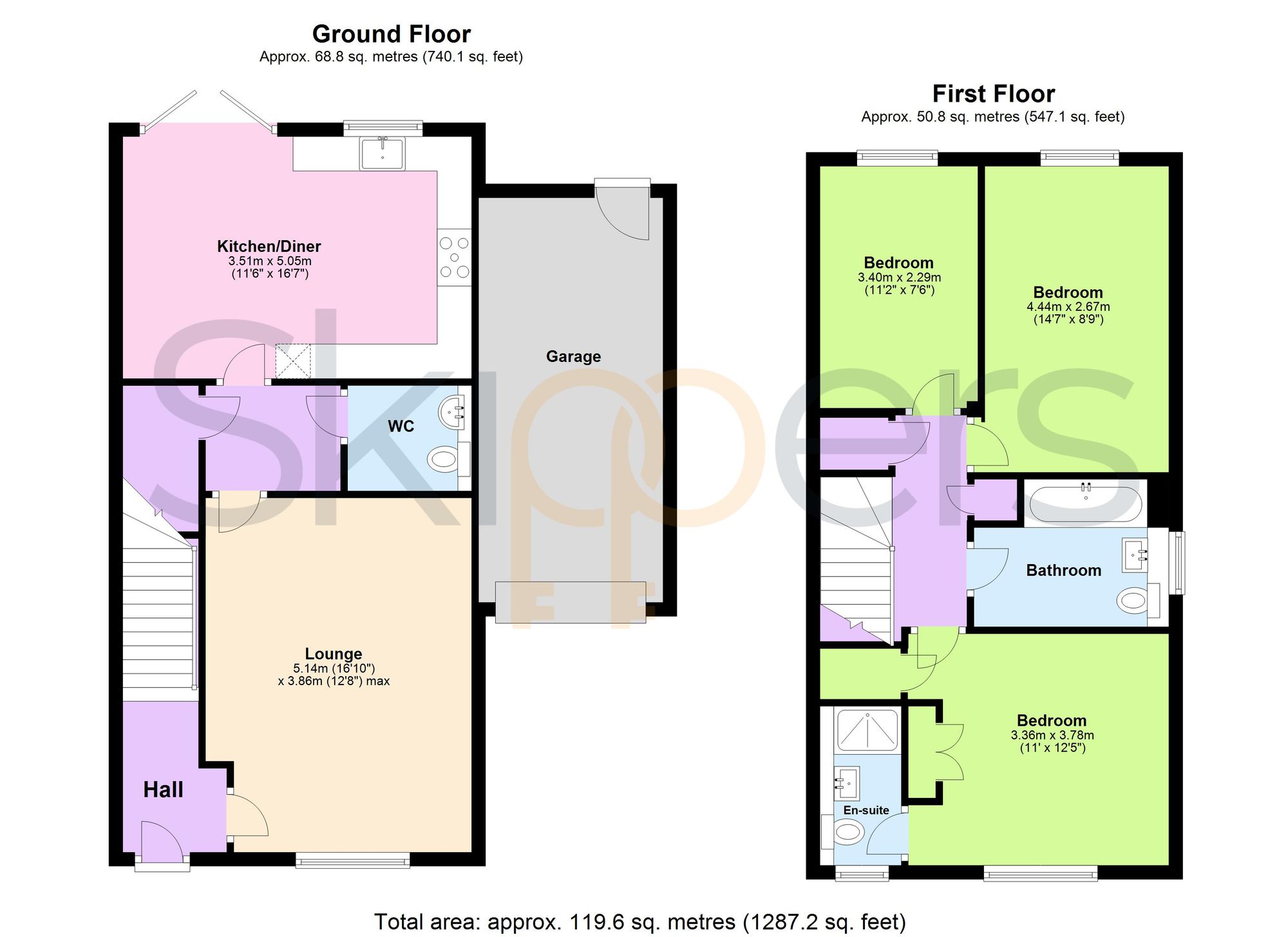 21 Towner Close, Ashford floorplan