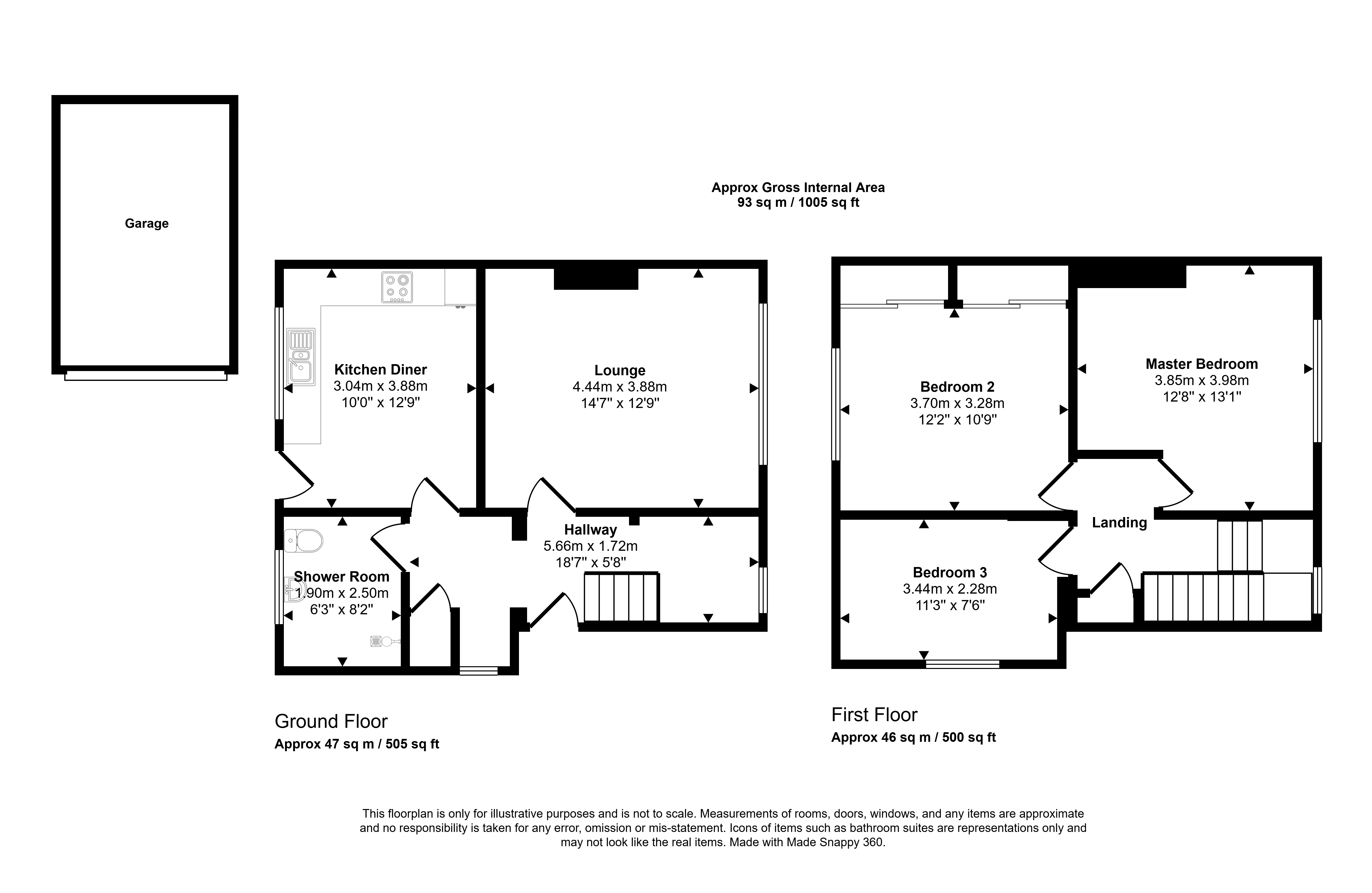 7, Hoy Crescent, Seaham floorplan