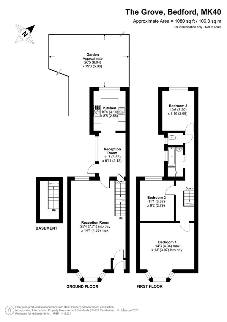 42, The Grove, Bedford floorplan