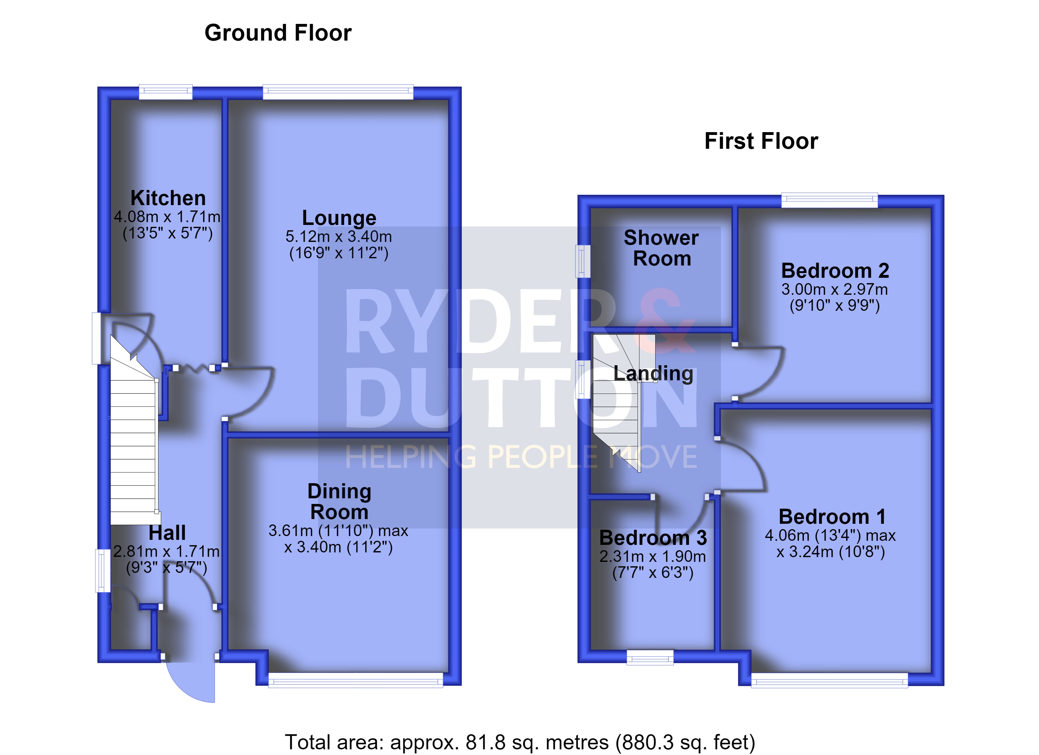 409, Middleton Road, Manchester floorplan