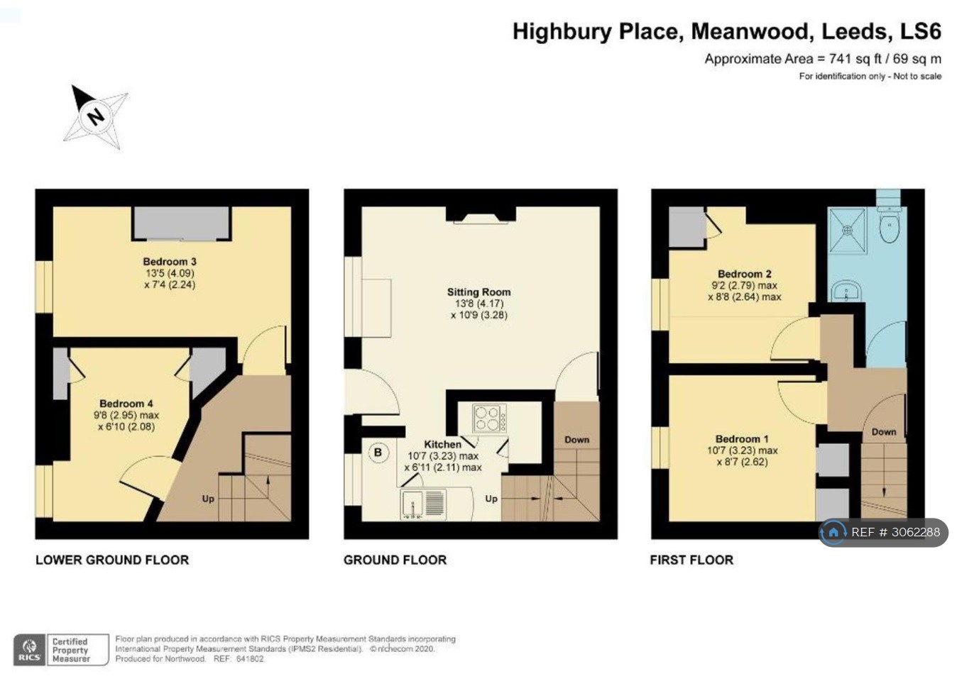 Highbury Place, Leeds floorplan