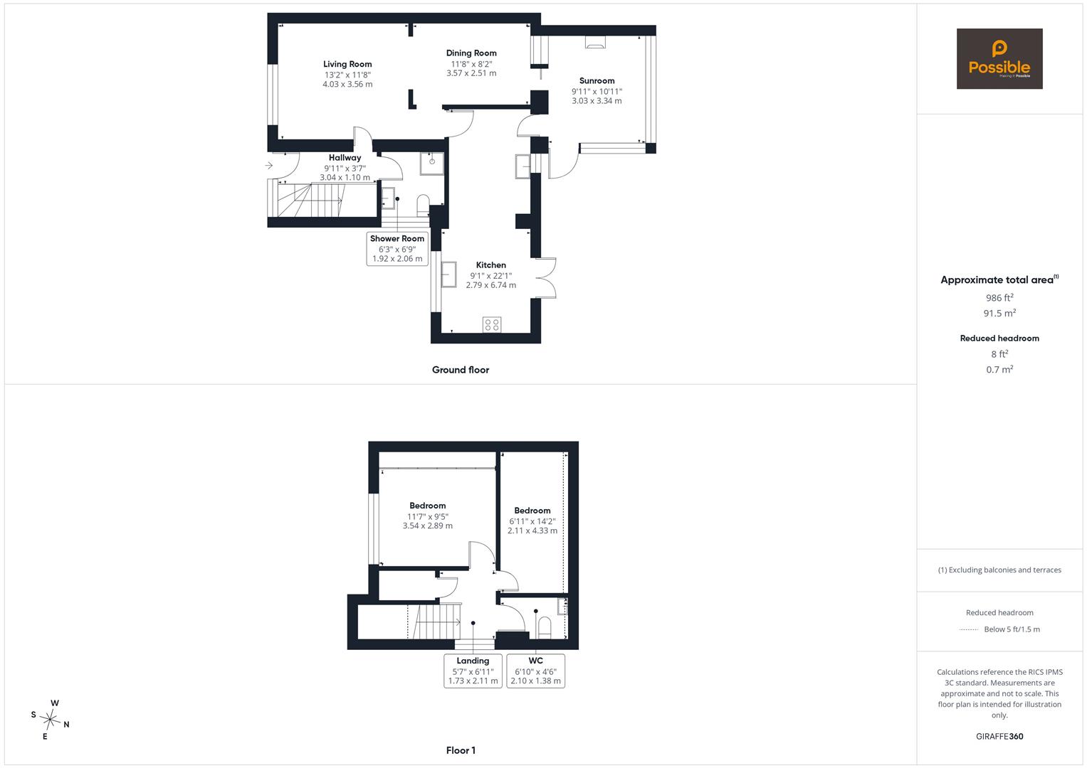 4, Larch Place, Perth floorplan