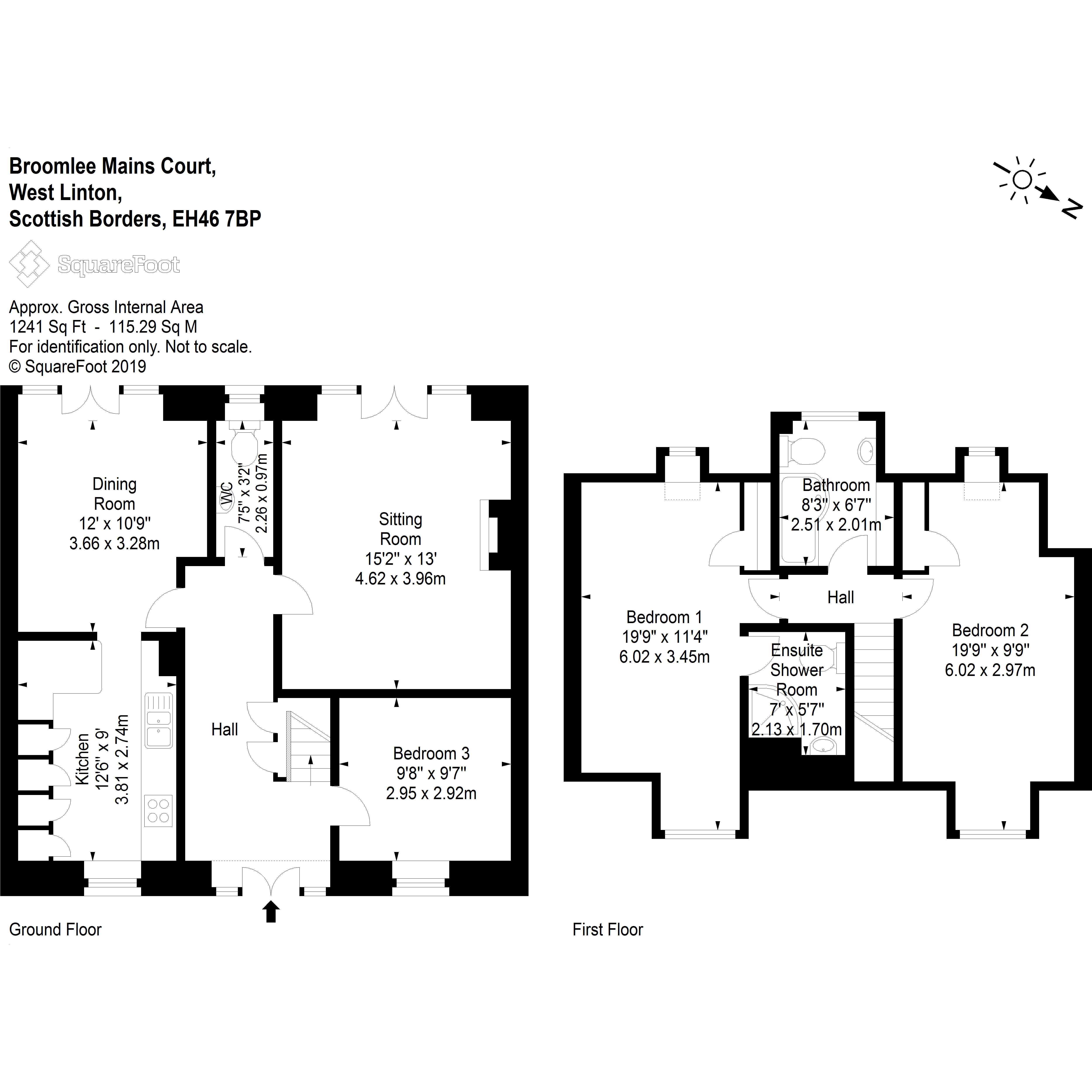 3 Bedrooms  for sale in Broomlee Mains Court, West Linton, Scottish Borders EH46