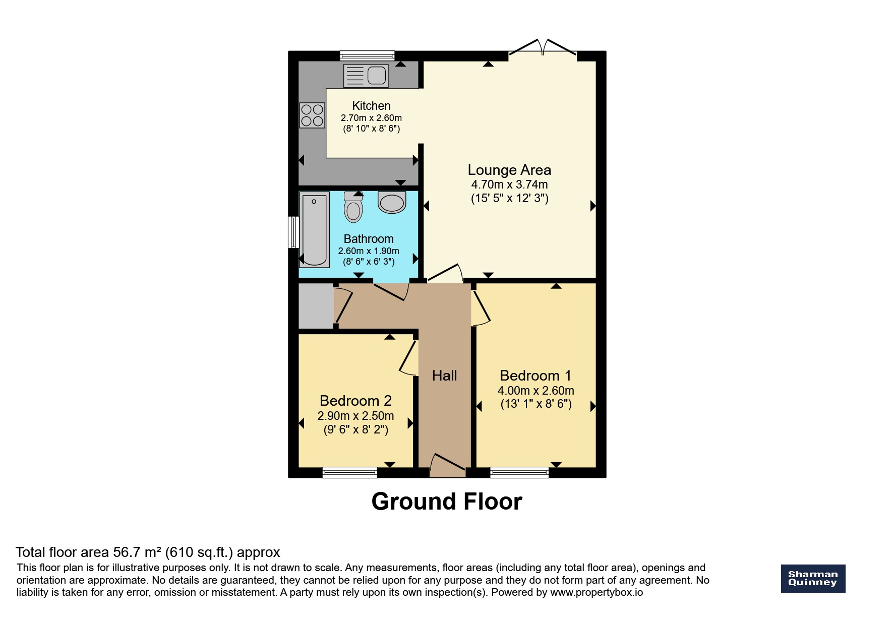 34, Haynes Close, Huntingdon floorplan