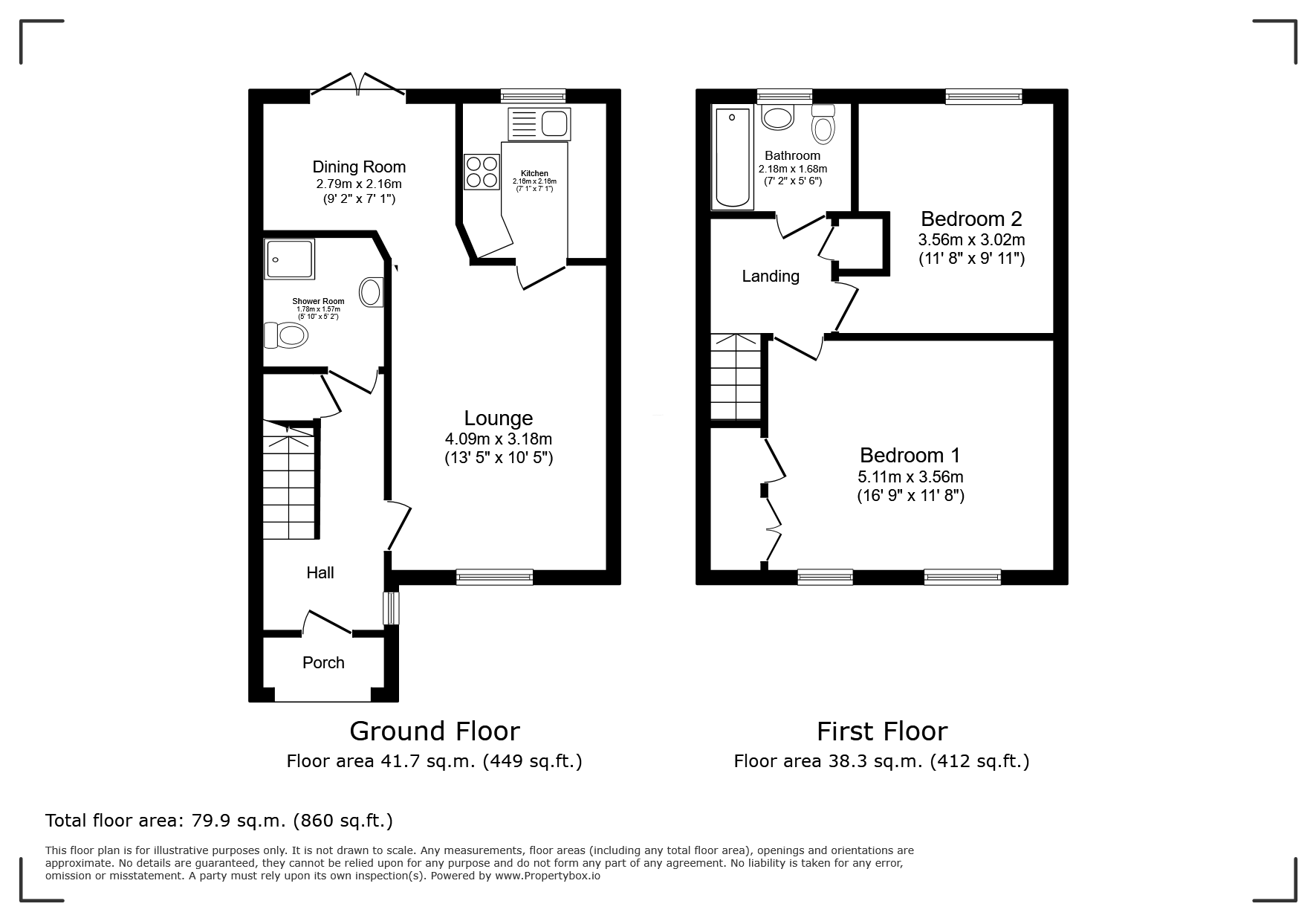 4, Glebe Farm Court, Cheltenham floorplan