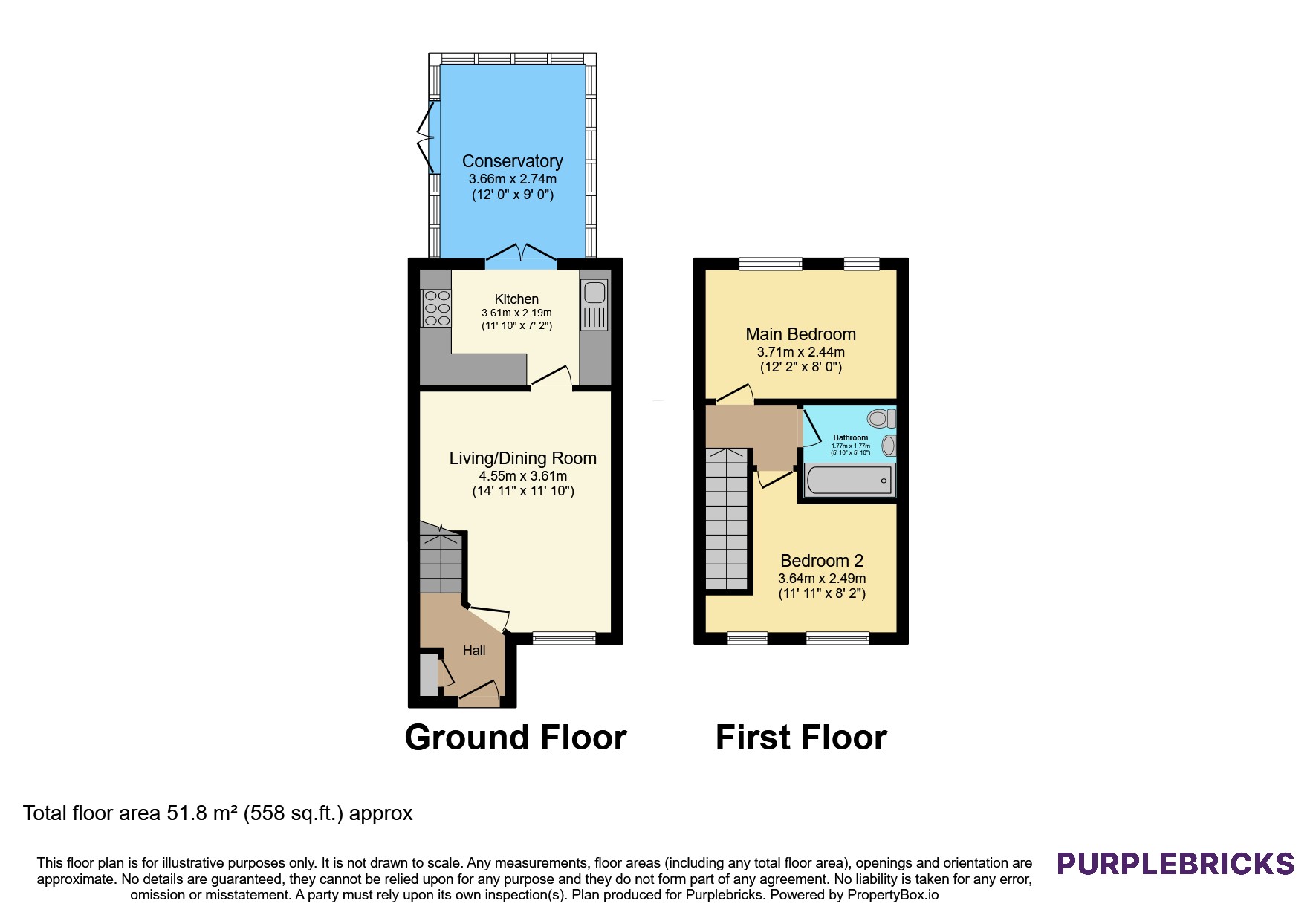 74, Wolsey Road, Lichfield floorplan