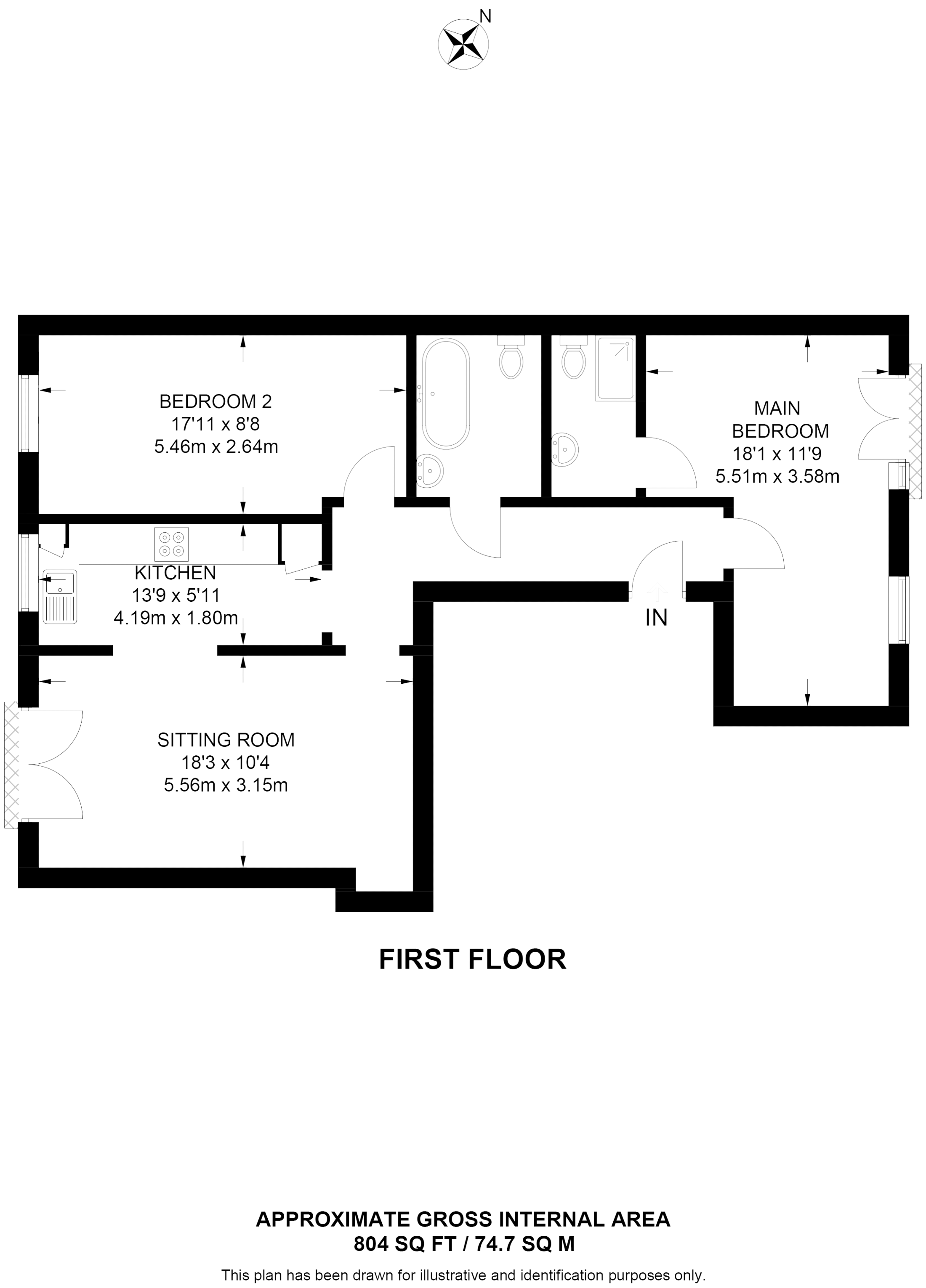White Horse Lane, Stepney, London E1, 2 bedroom flat for sale
