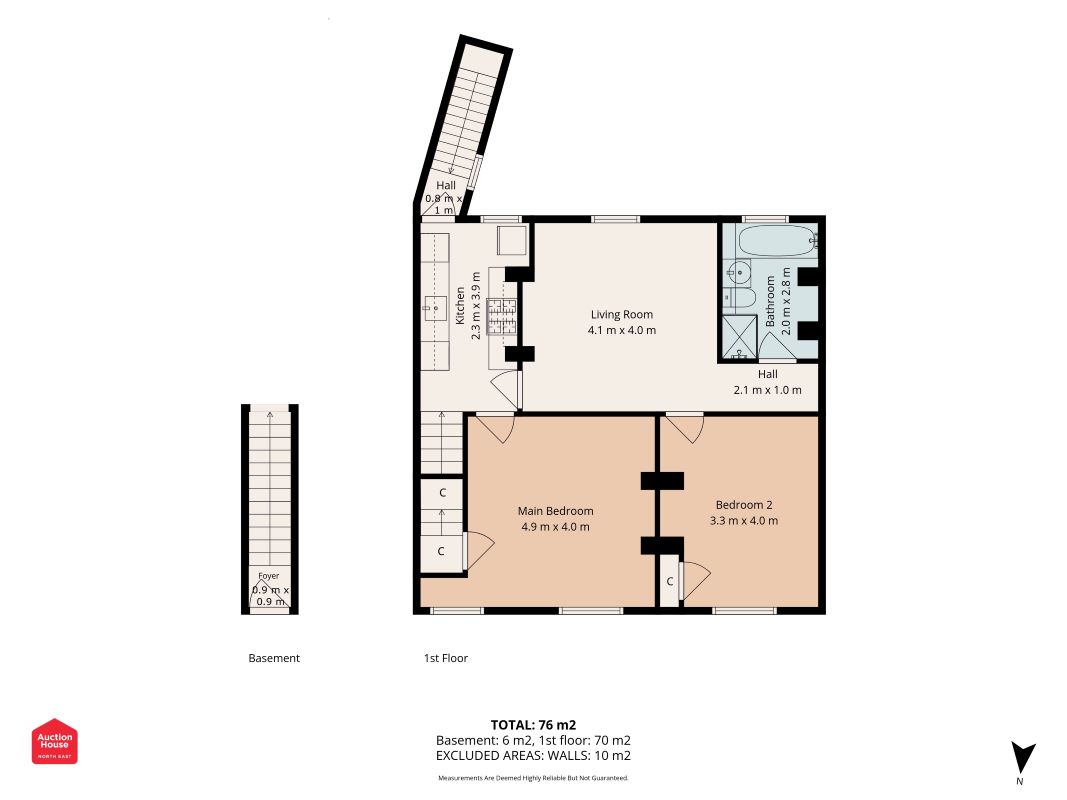 5 Lyndhurst Terrace, Sunderland floorplan