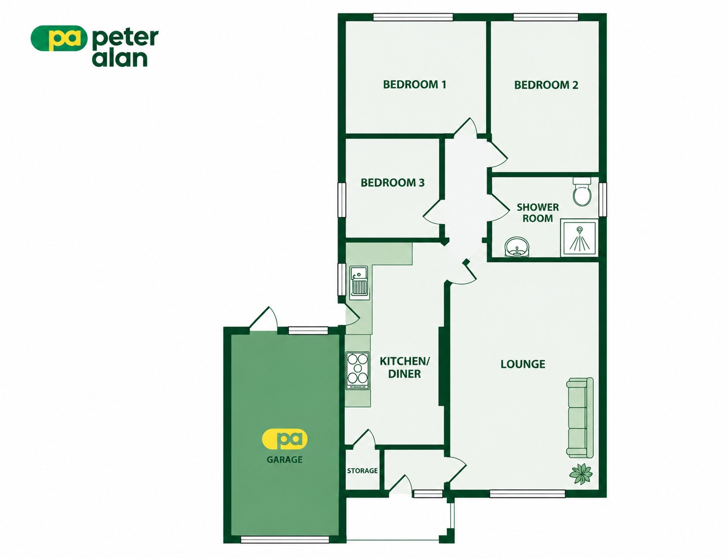115, Mill View Estate, Maesteg floorplan